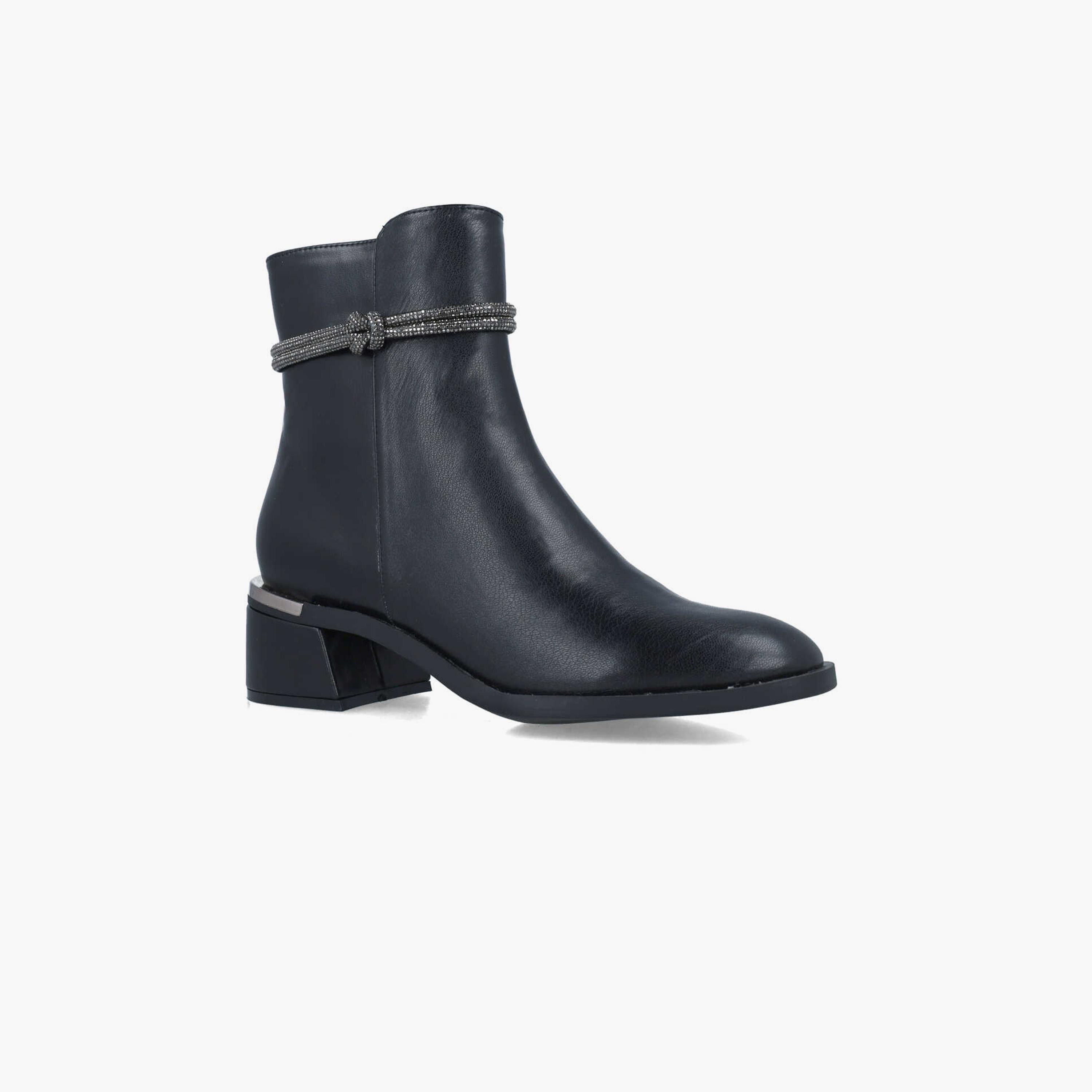 Menbur Women's Ankle Boots with Embellishment | 24585-women-shoes-boots-image-1