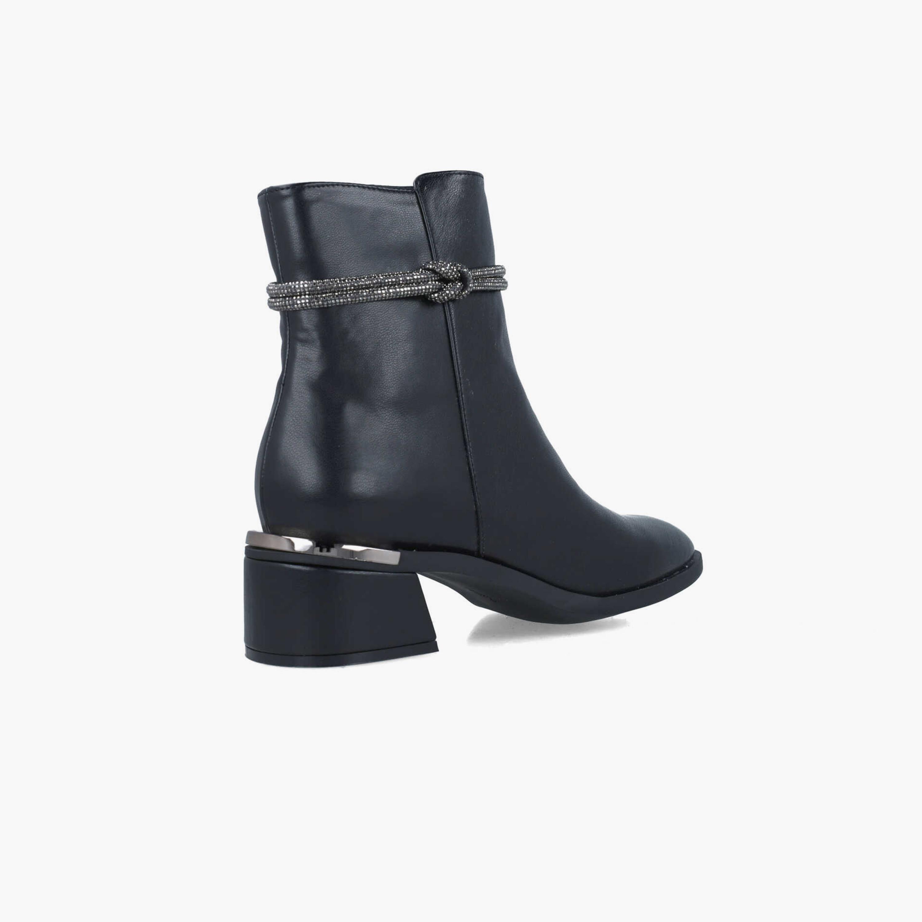 Menbur Women's Ankle Boots with Embellishment | 24585-women-shoes-boots-image-3