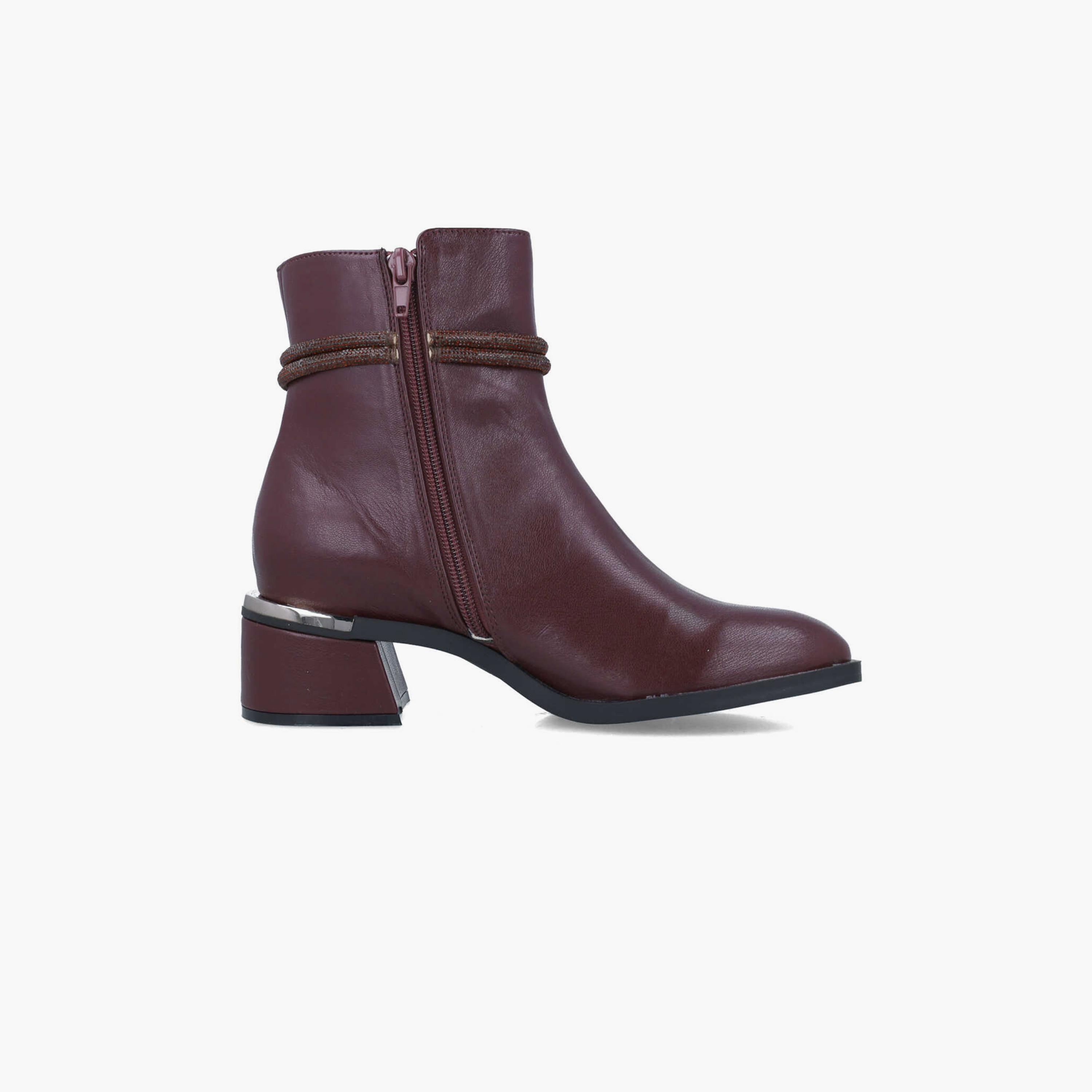 Menbur Women's Ankle Boots with Embellishment | 24585-women-shoes-boots-image-2