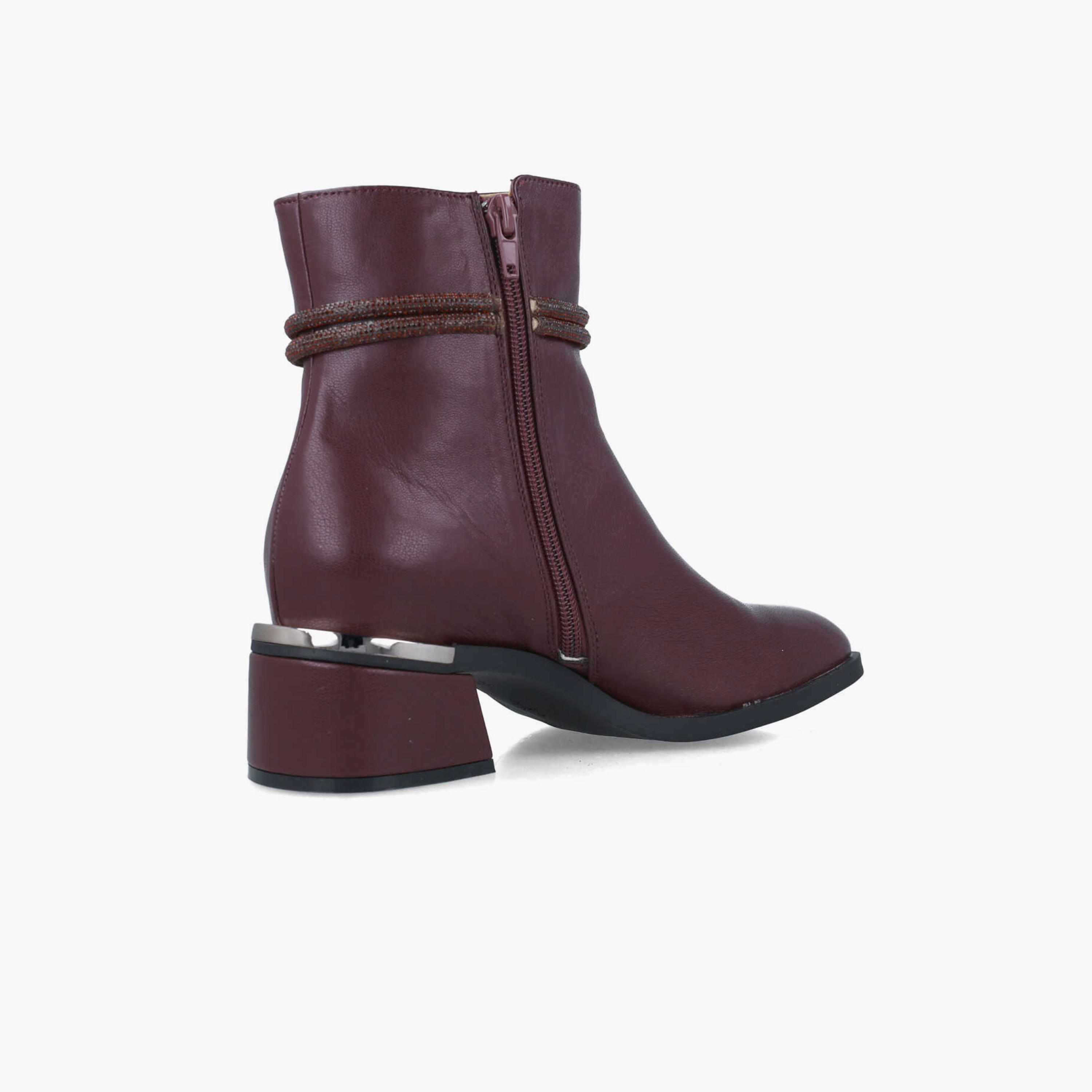 Menbur Women's Ankle Boots with Embellishment | 24585-women-shoes-boots-image-3
