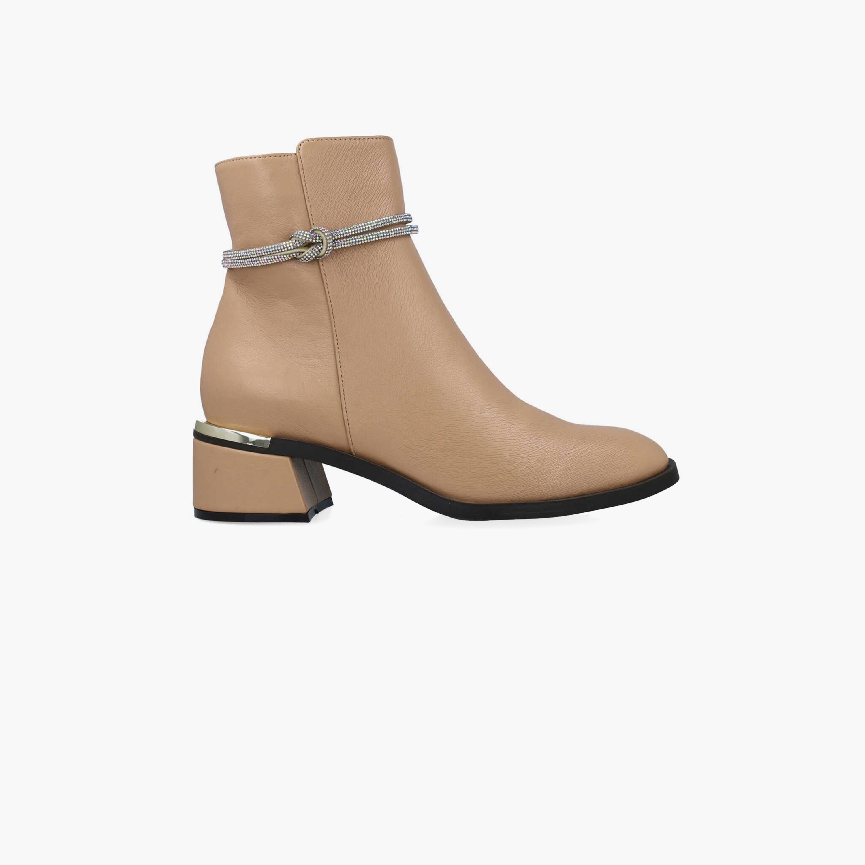 Menbur Women's Ankle Boots with Embellishment | 24585-women-shoes-boots-image-2