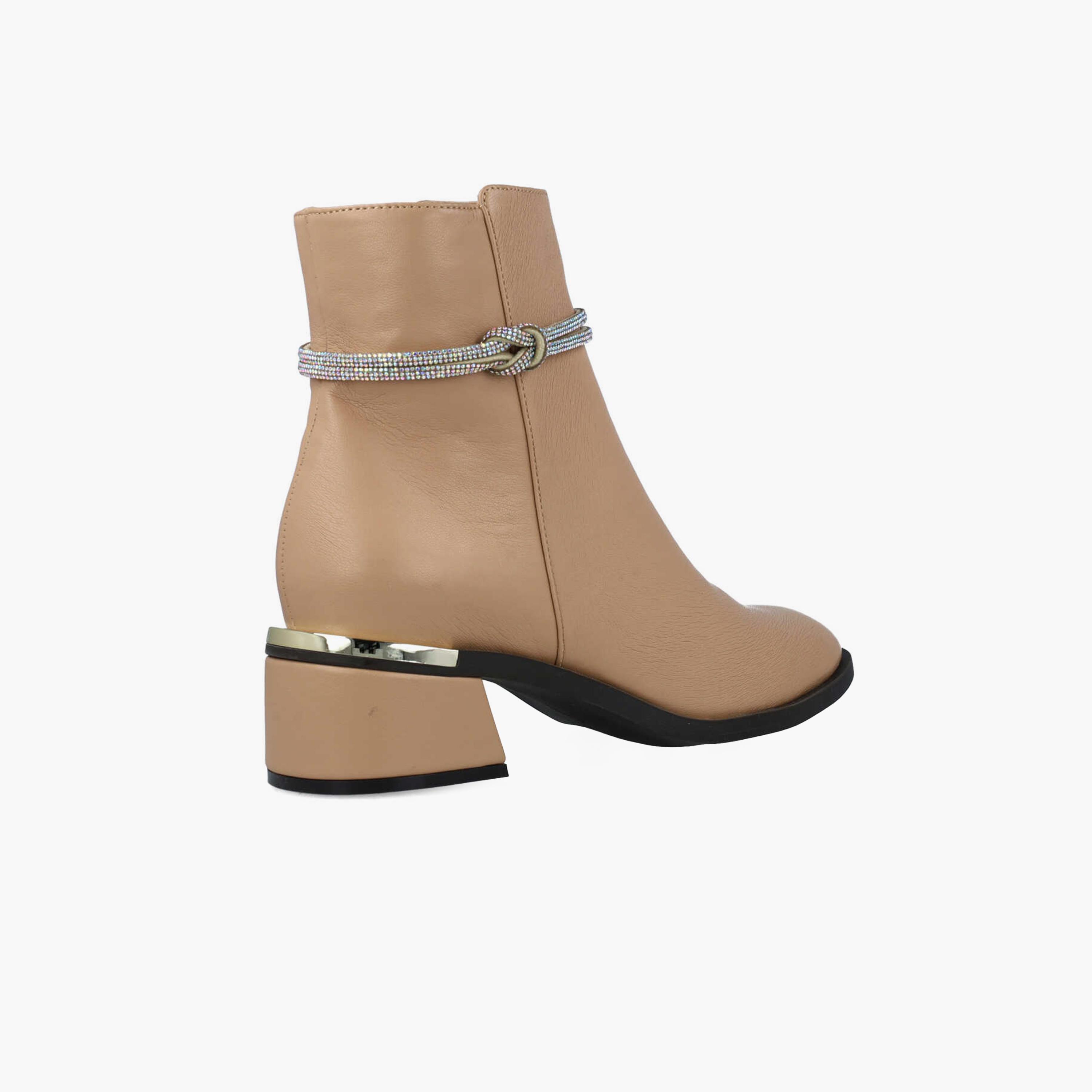 Menbur Women's Ankle Boots with Embellishment | 24585-women-shoes-boots-image-3