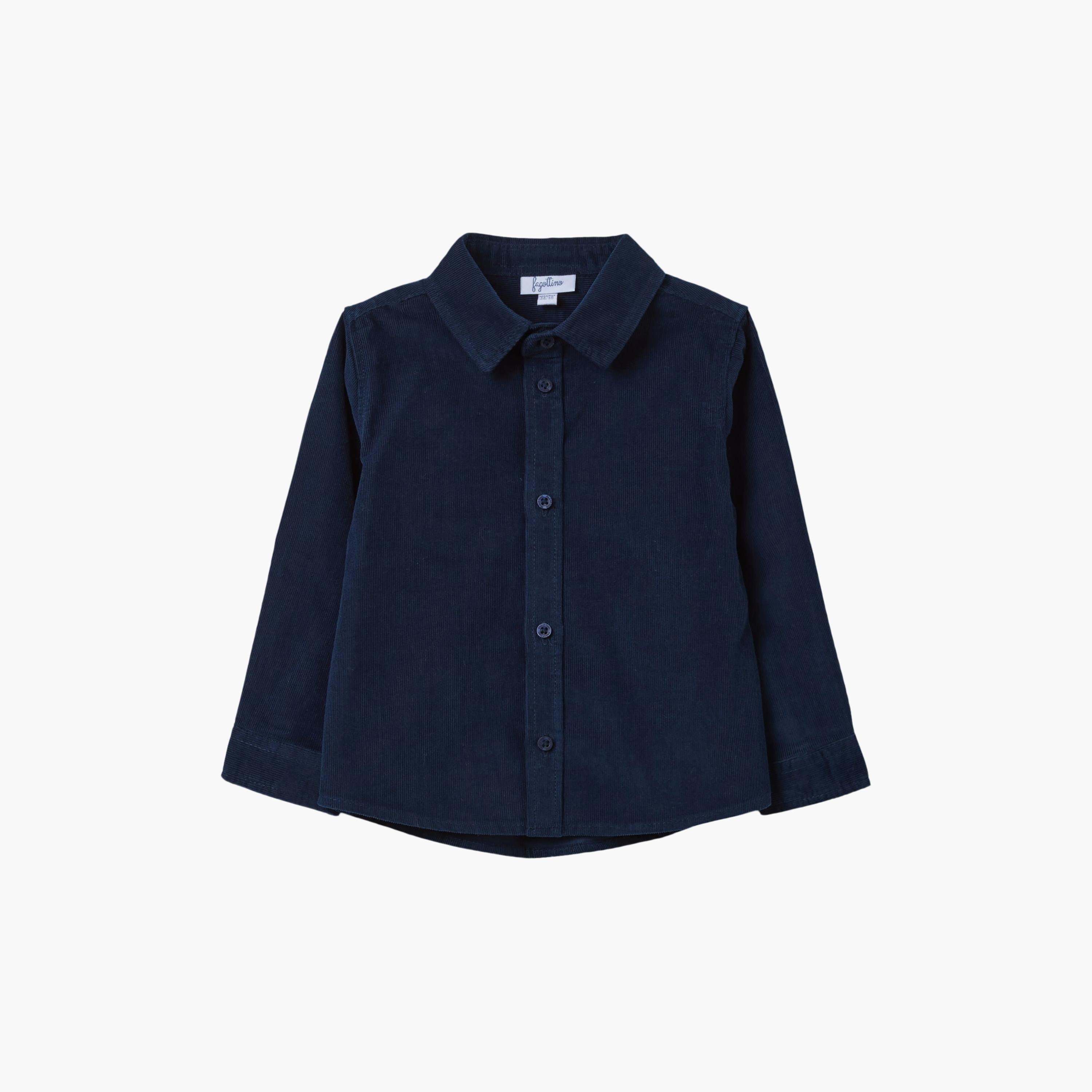 قميص قطن سادة بأكمام طويلة من اوه في اس-baby-boys-clothing-shirts-image-1