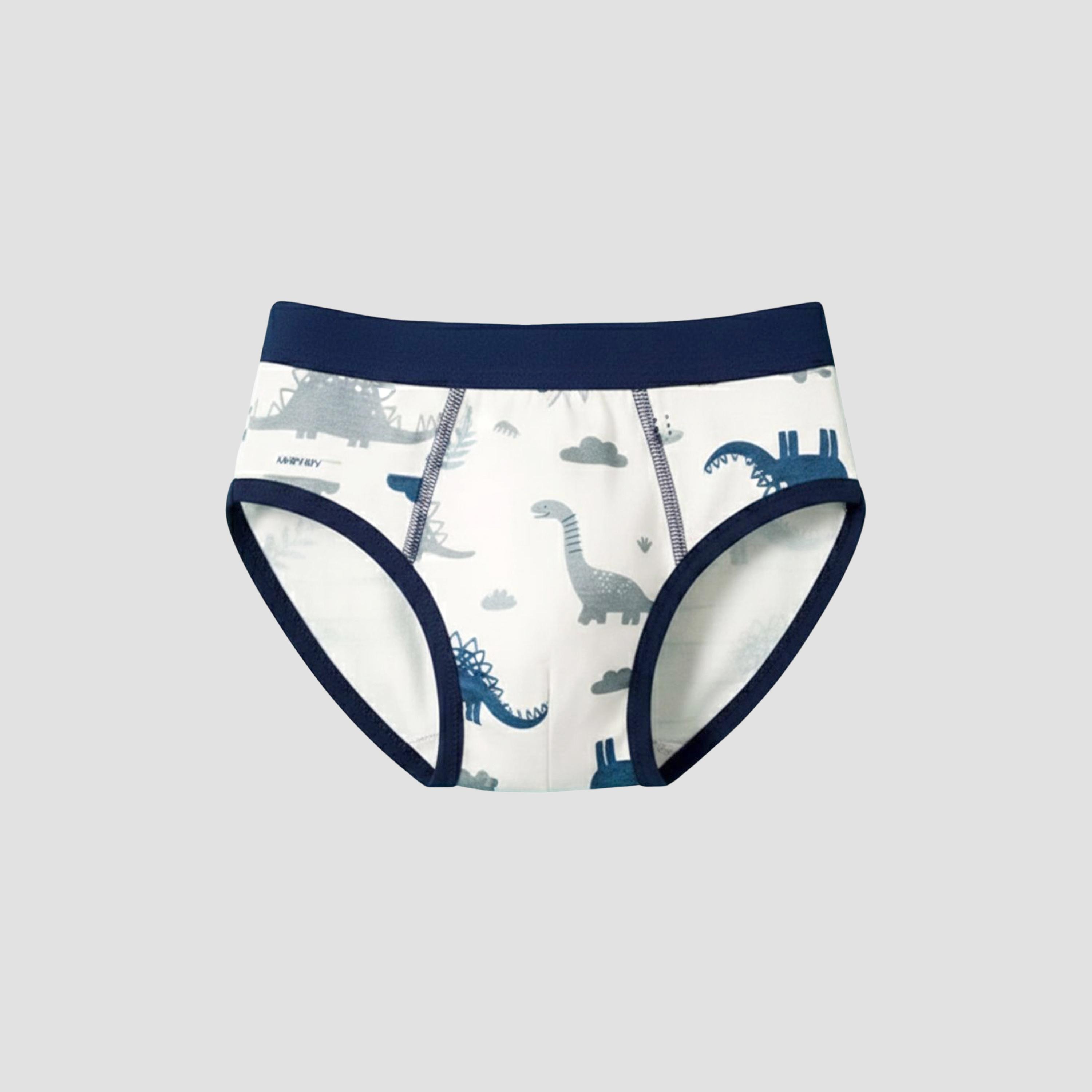 Babyqlo 4-Piece Cotton Printed Briefs Set-boys-clothing-innerwear-boxersandbriefs-image-3