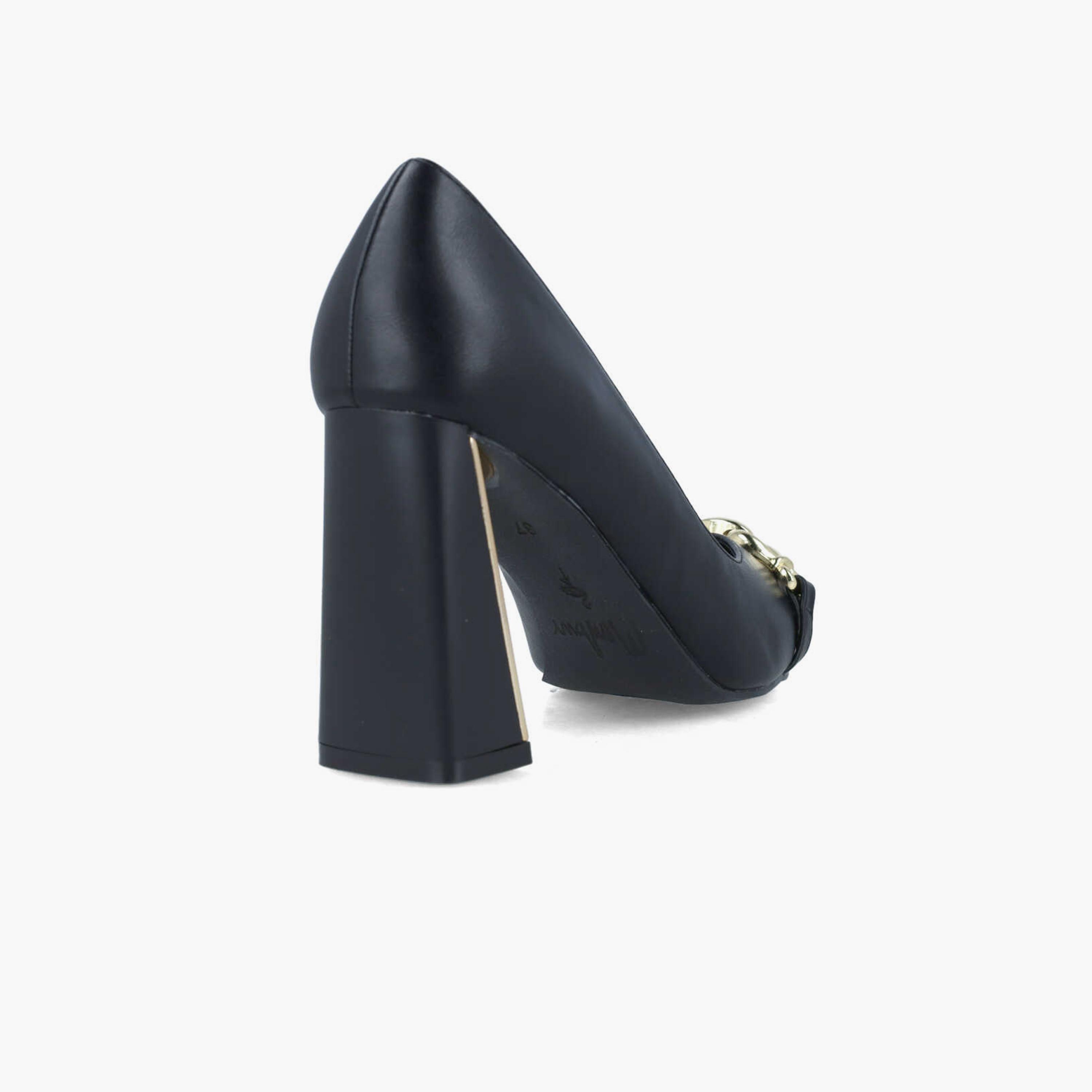 Menbur Women's Metallic Pumps with Decorative Vamp | 24593-women-shoes-heels-image-3