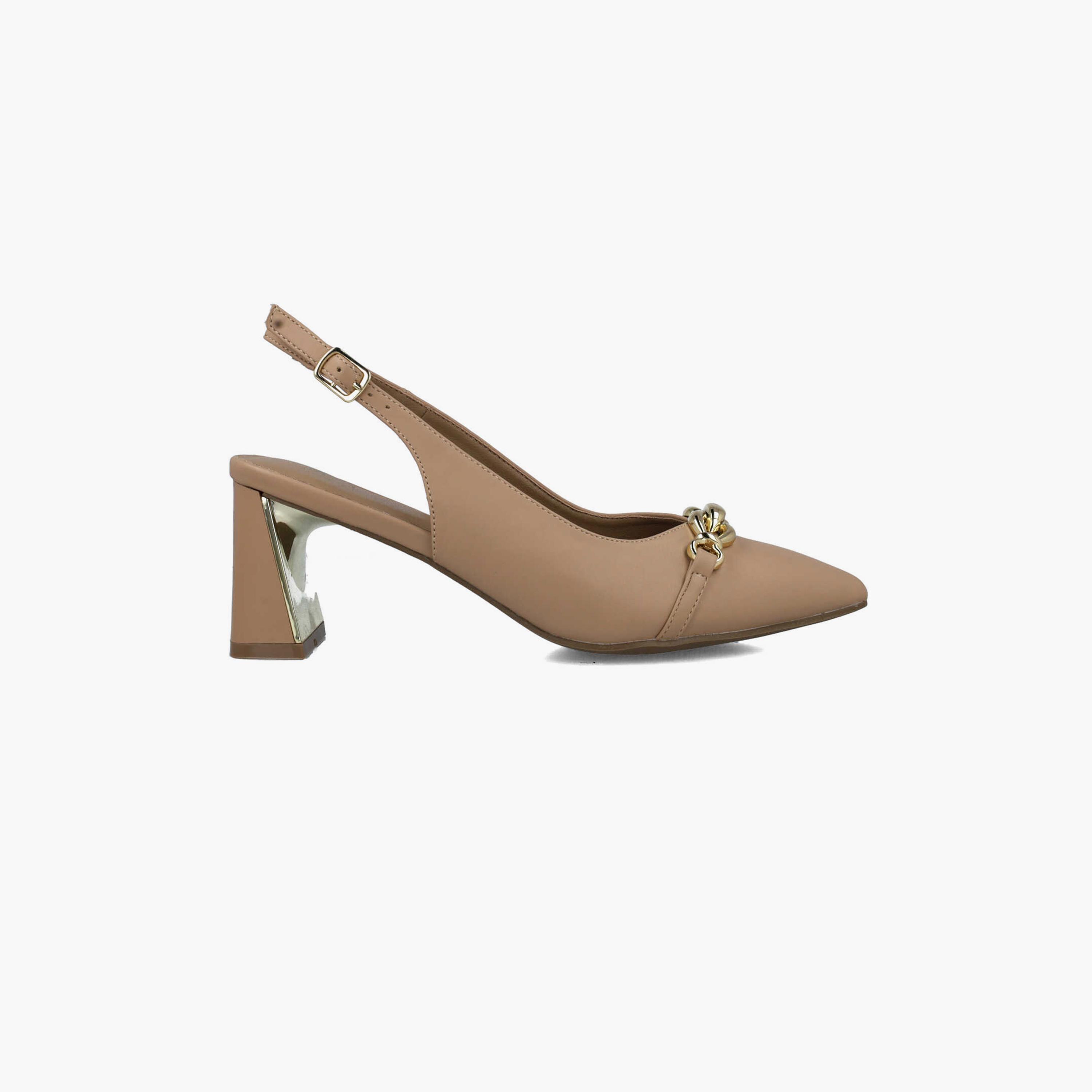 Menbur Women's Metallic Pumps with Decorative Vamp | 24595-women-shoes-heels-image-1