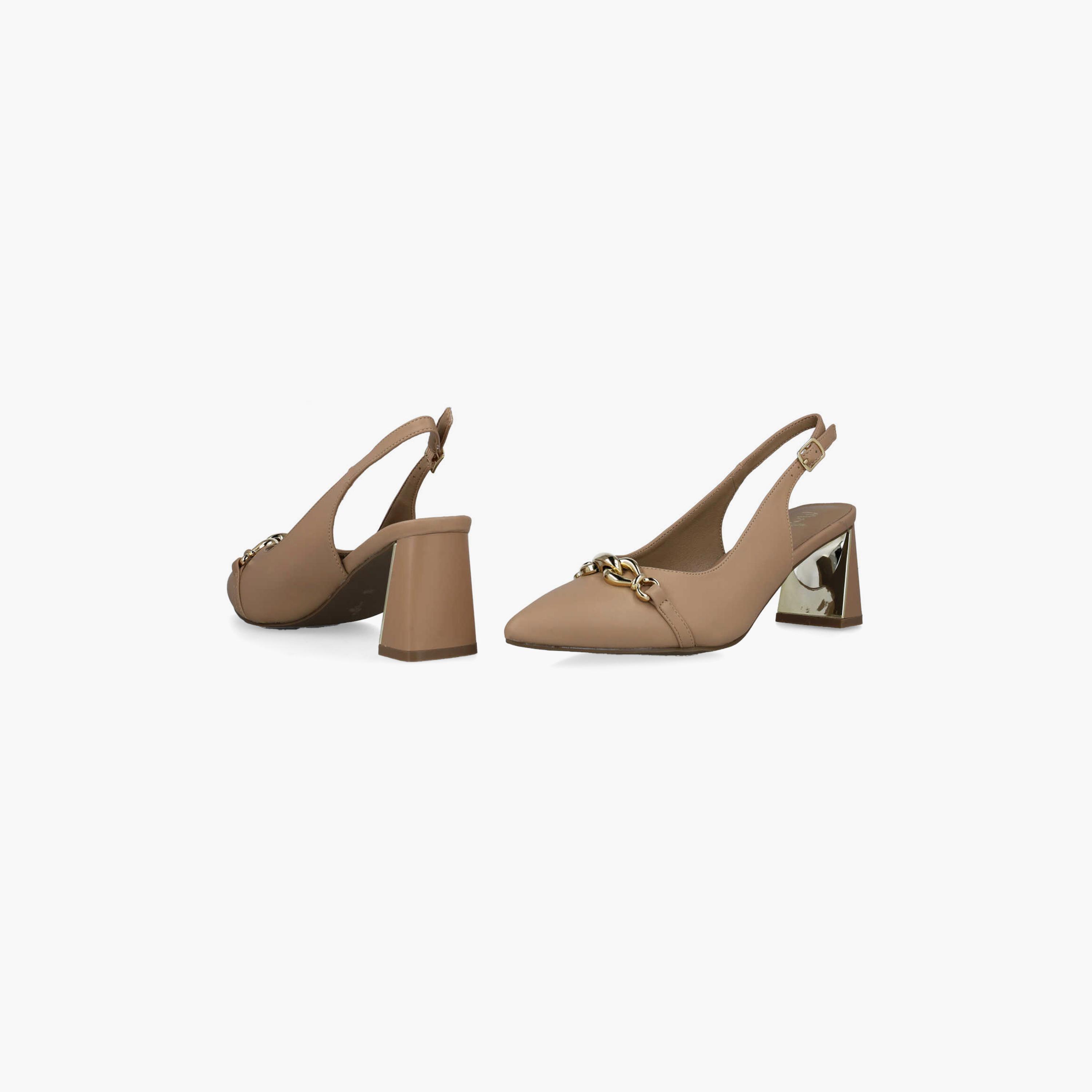 Menbur Women's Metallic Pumps with Decorative Vamp | 24595-women-shoes-heels-image-4