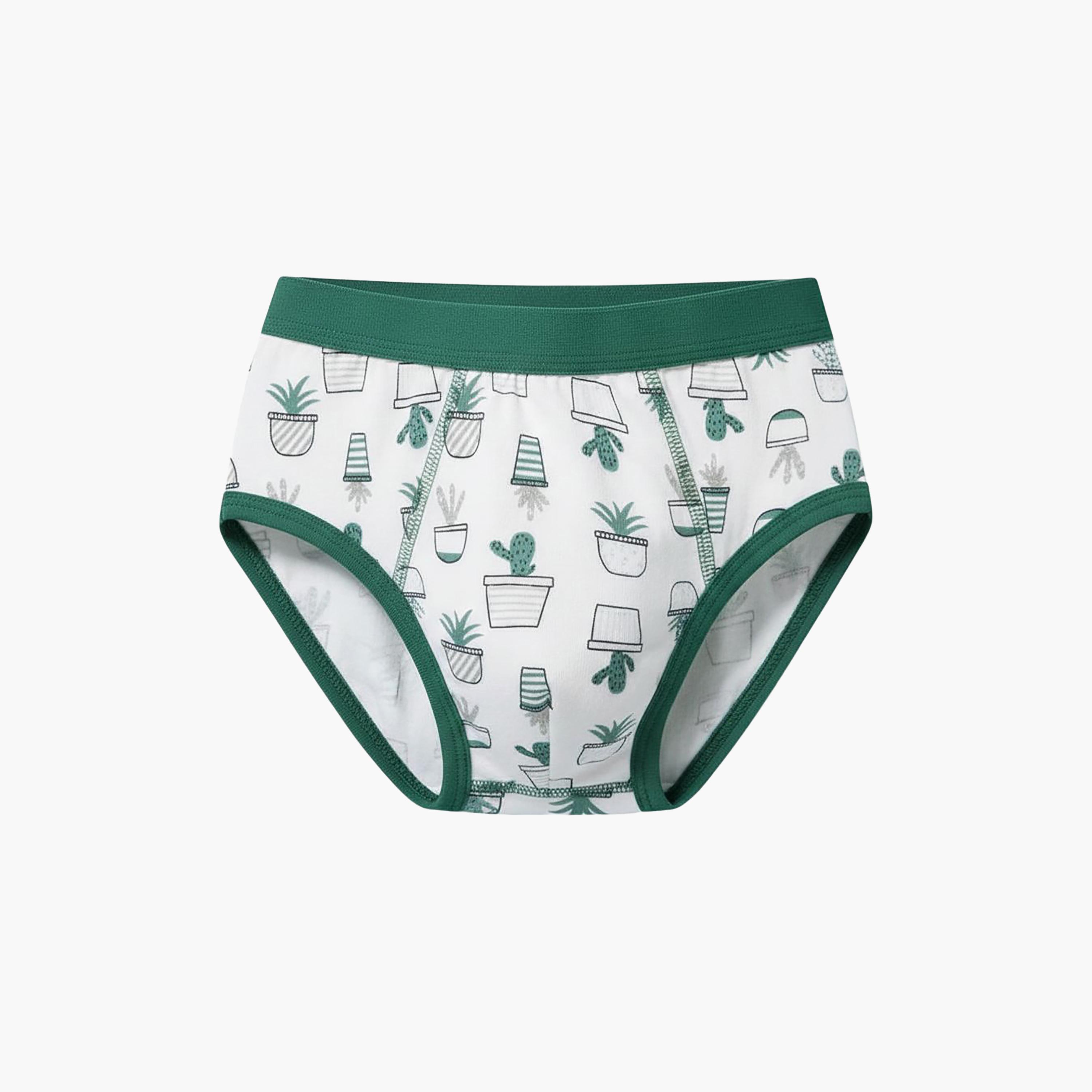 Babyqlo 4-Piece Printed Cotton Elasticated Briefs-boys-clothing-innerwear-boxersandbriefs-image-4