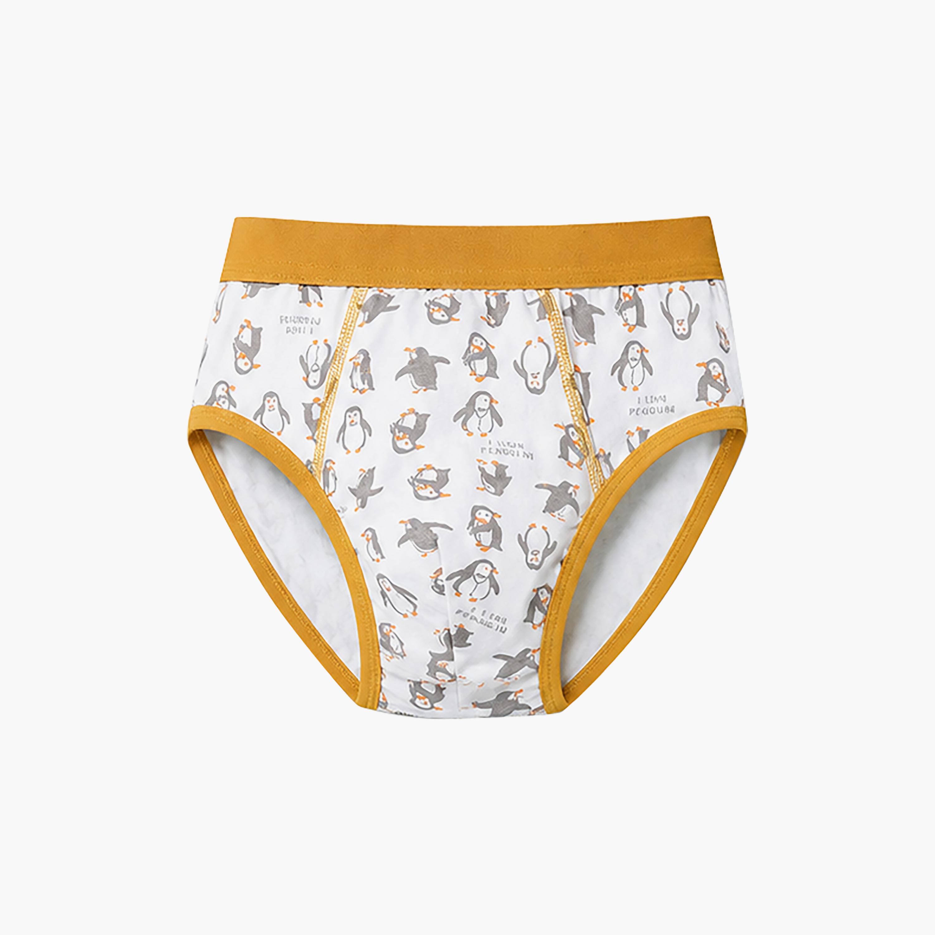 Babyqlo 4-Piece Printed Cotton Elasticated Briefs-boys-clothing-innerwear-boxersandbriefs-image-5