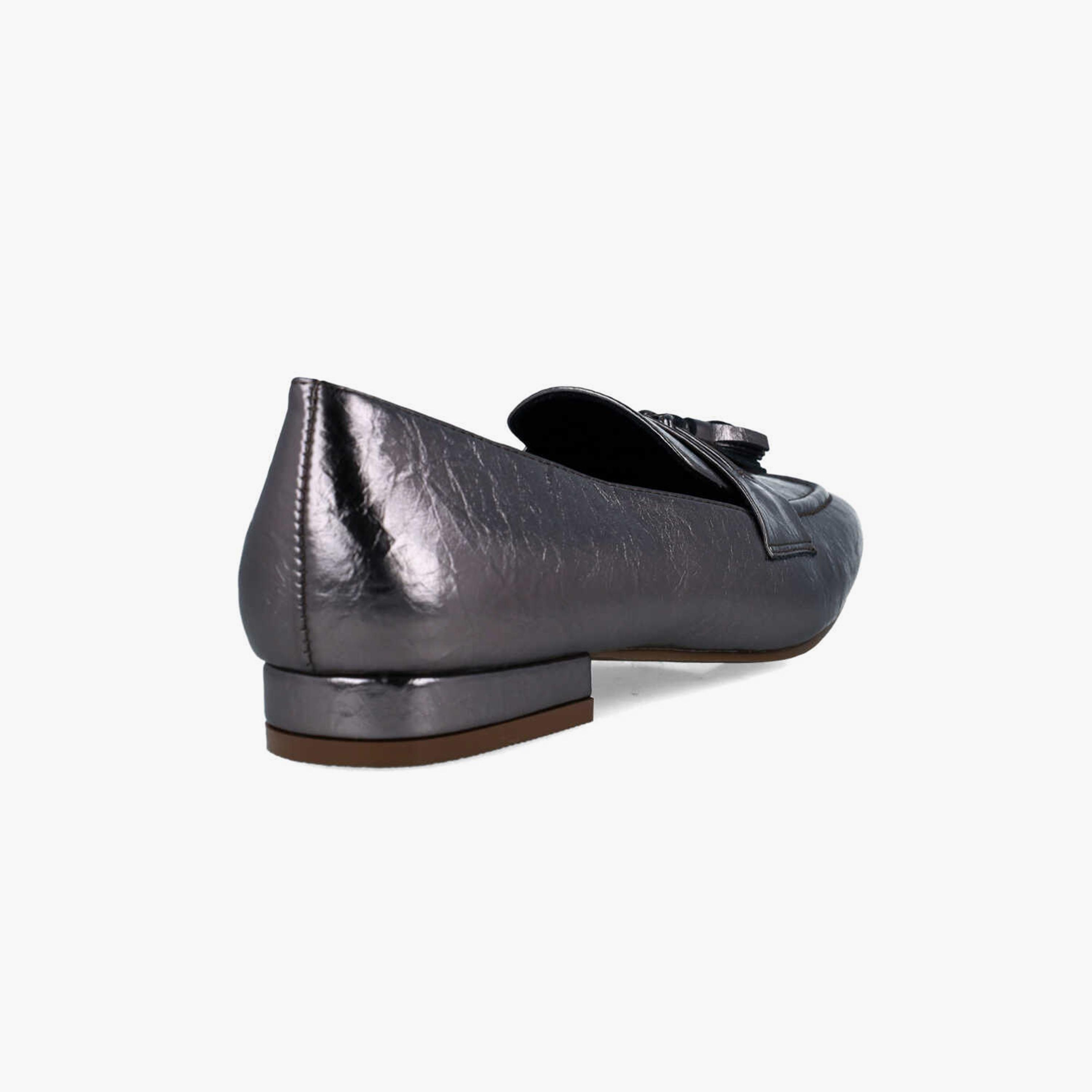 Menbur Women's Metallic Loafers with Tassels Accent | 24602-women-shoes-loafersandmoccasins-image-3