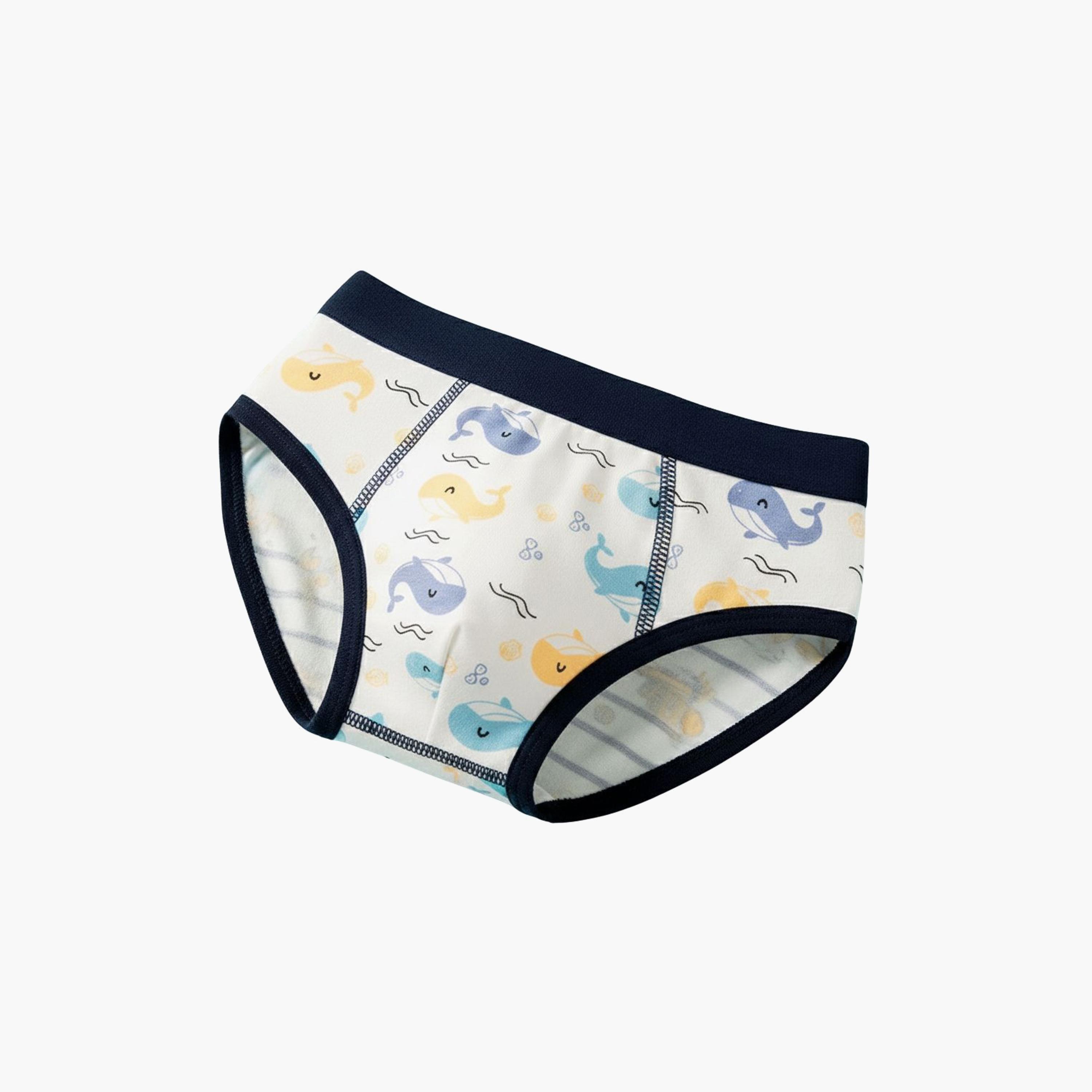 Babyqlo 4-Piece Cotton Fun Print Briefs Set-boys-clothing-innerwear-boxersandbriefs-image-3