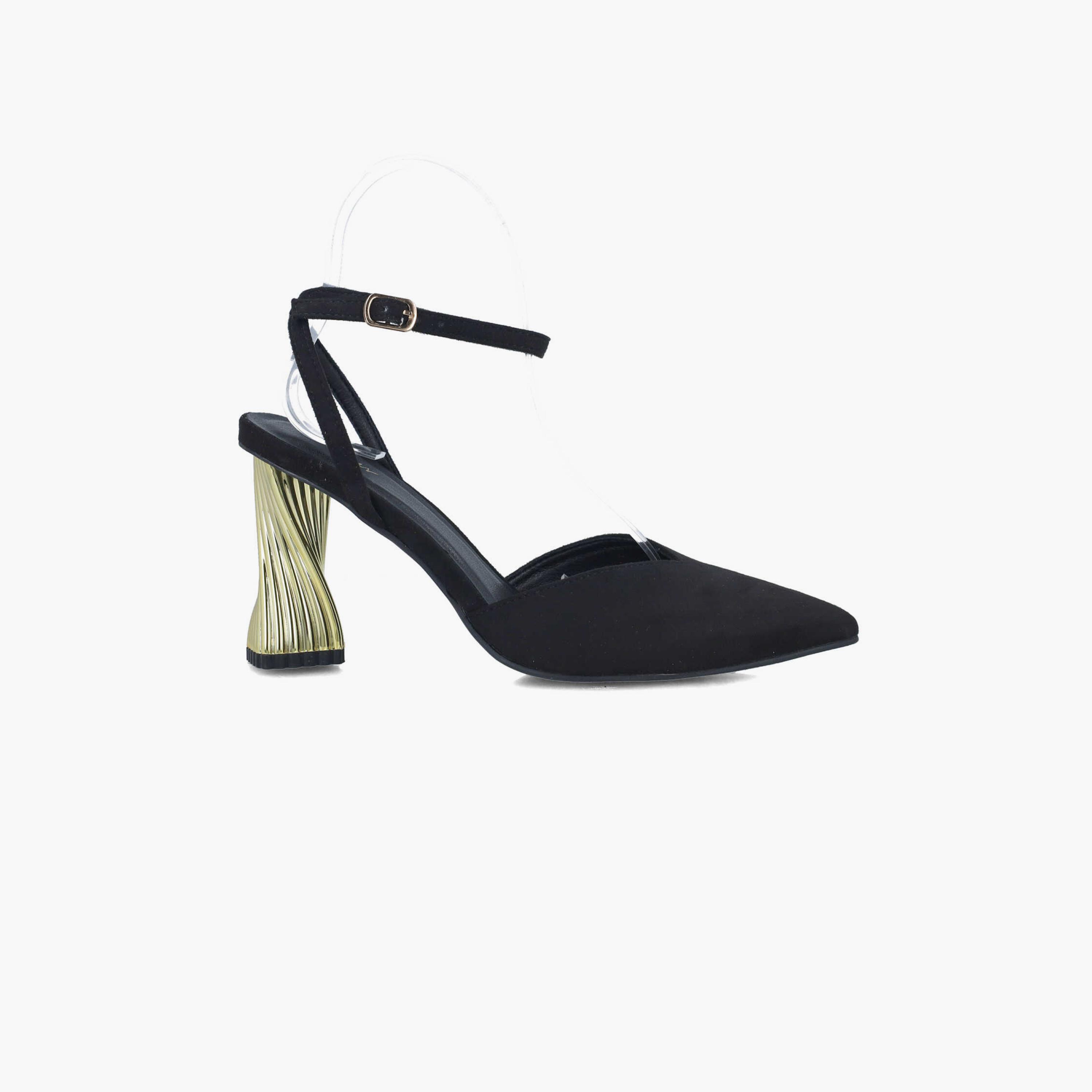 Menbur Women's Metallic Pumps with Strap | 24620-women-shoes-heels-image-1