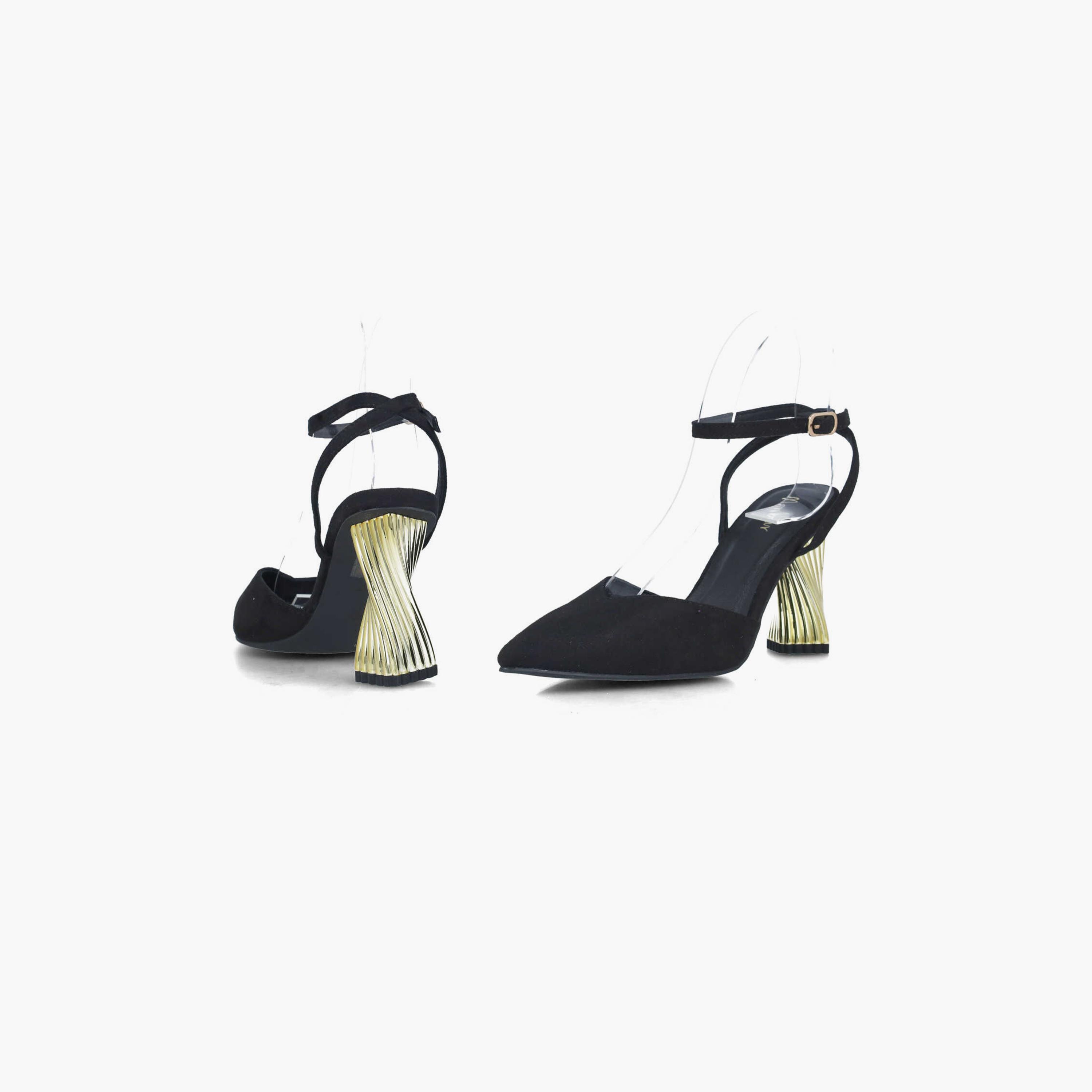 Menbur Women's Metallic Pumps with Strap | 24620-women-shoes-heels-image-4