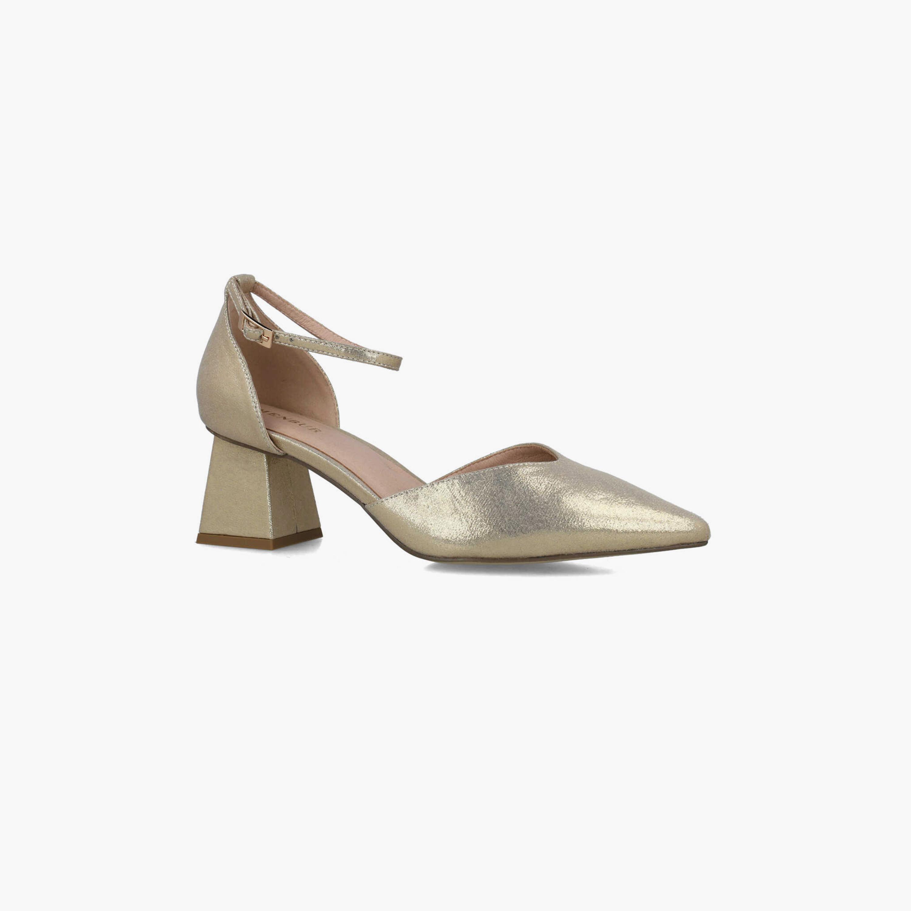 Menbur Women's Glitter Pumps with Strap | 24624-women-shoes-heels-image-1