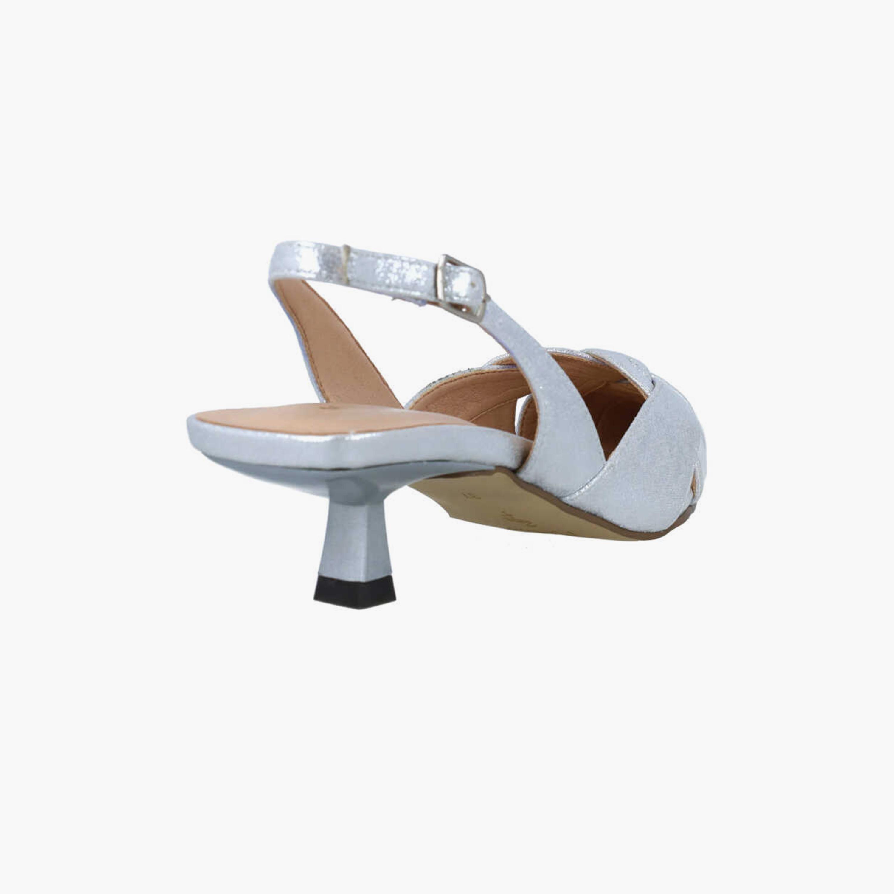 Menbur Women's Glitter Kitten Heels with Strap | 24625-women-shoes-heels-image-3