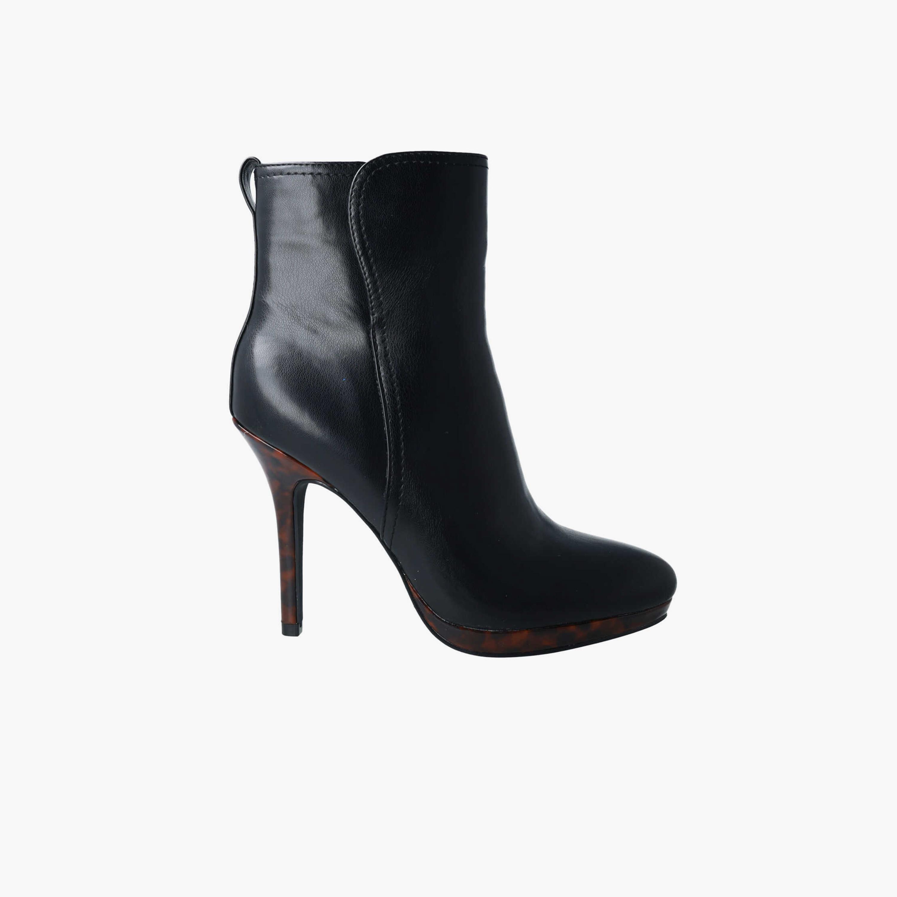 Menbur Women's Animal Print Ankle Boots With Pointed Toe | 24632-women-shoes-boots-image-2