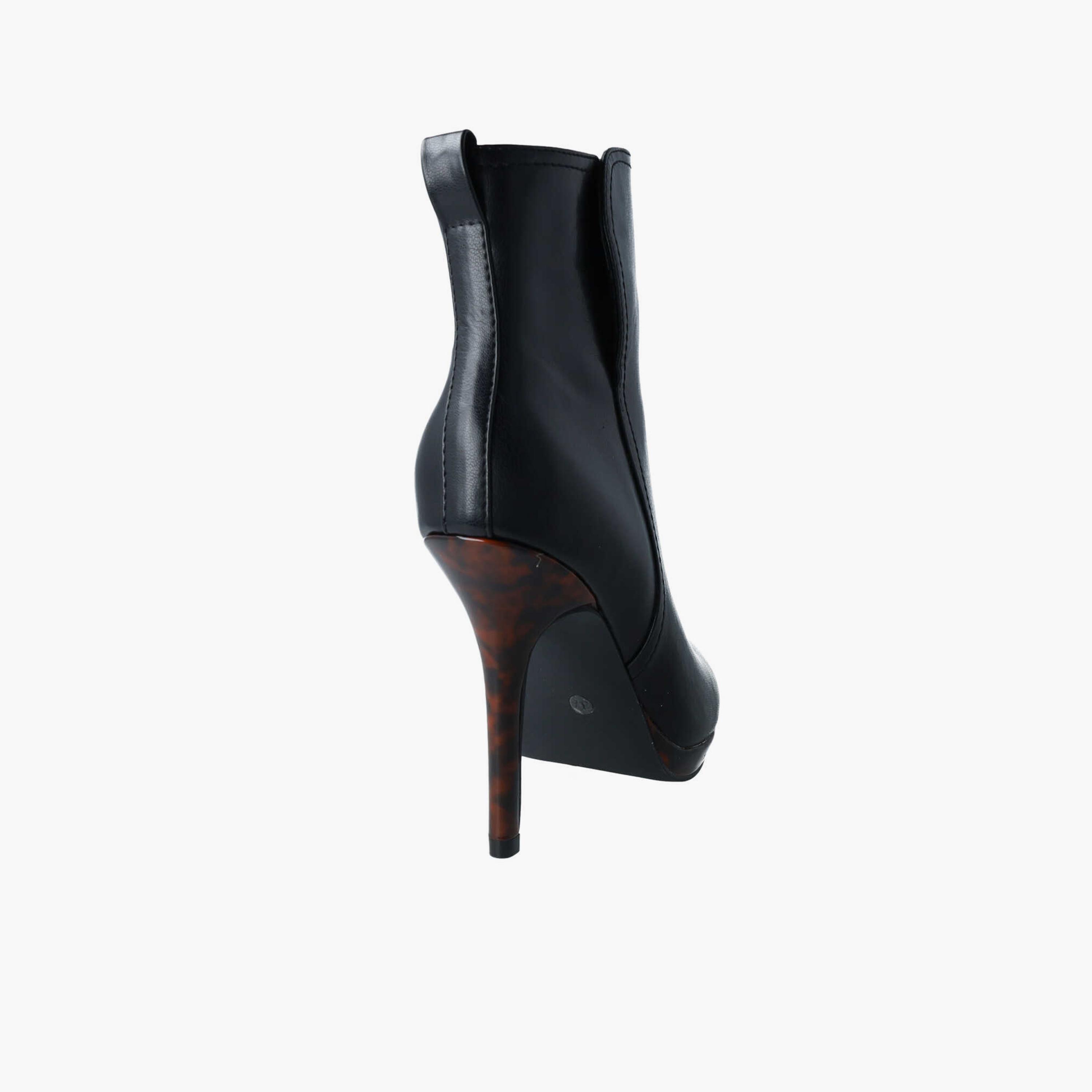 Menbur Women's Animal Print Ankle Boots With Pointed Toe | 24632-women-shoes-boots-image-3
