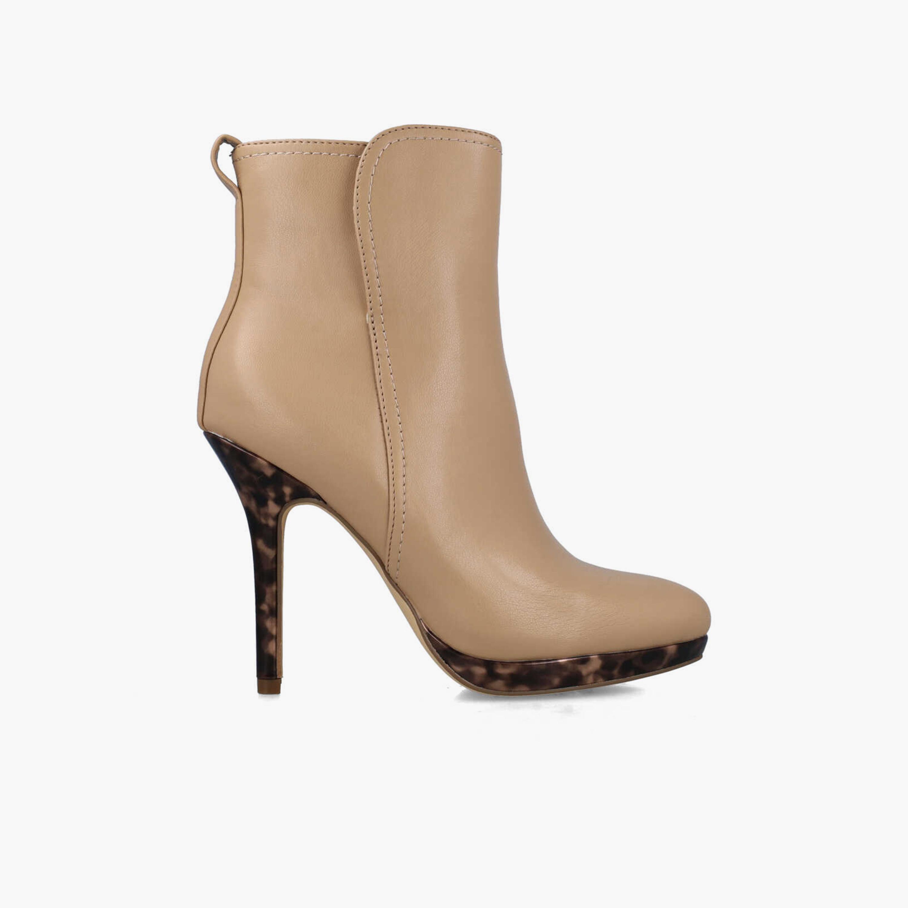 Menbur Women's Animal Print Ankle Boots With Pointed Toe | 24632-women-shoes-boots-image-2