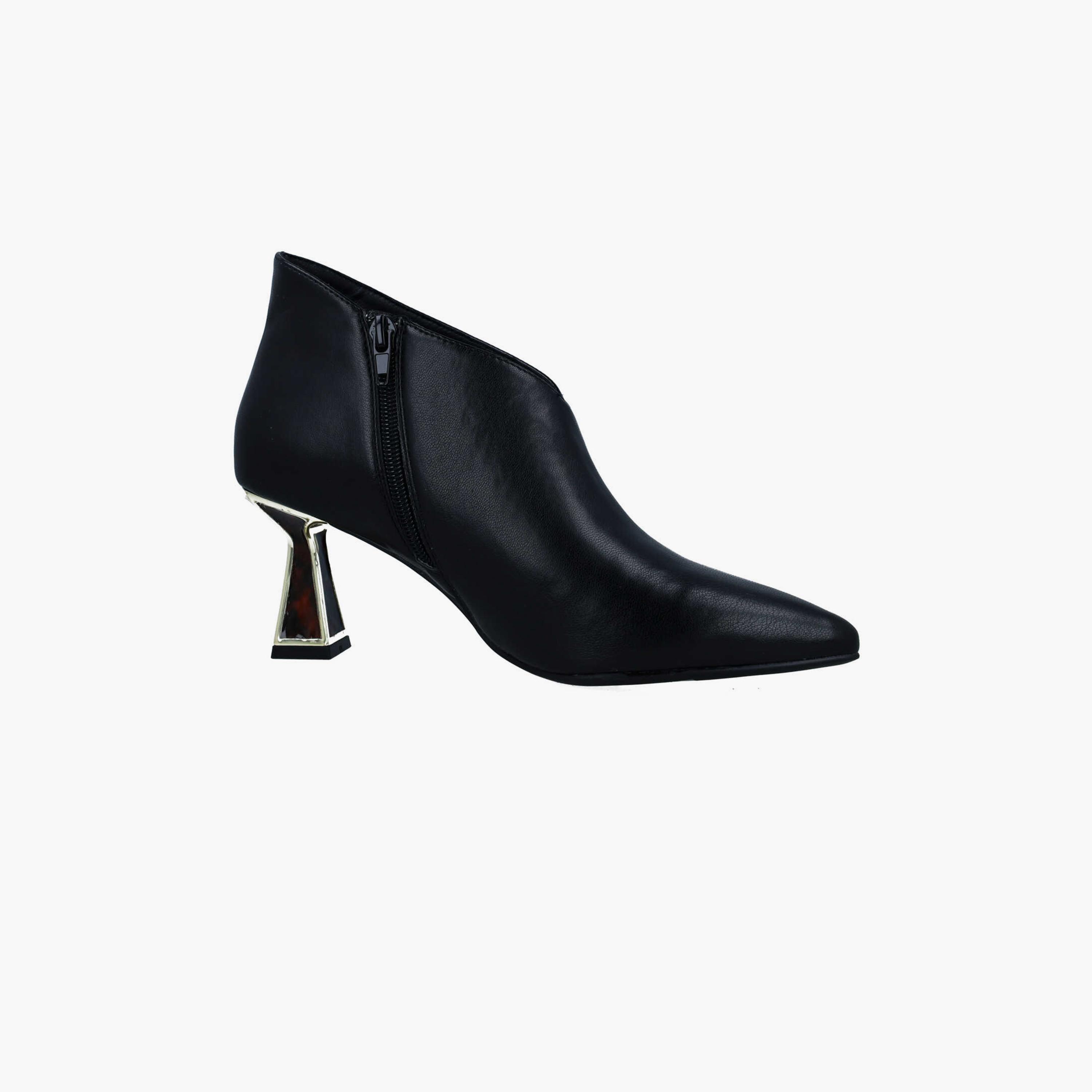 Menbur Women's Metallic Ankle Boots With Pointed Toe | 24635-women-shoes-boots-image-1