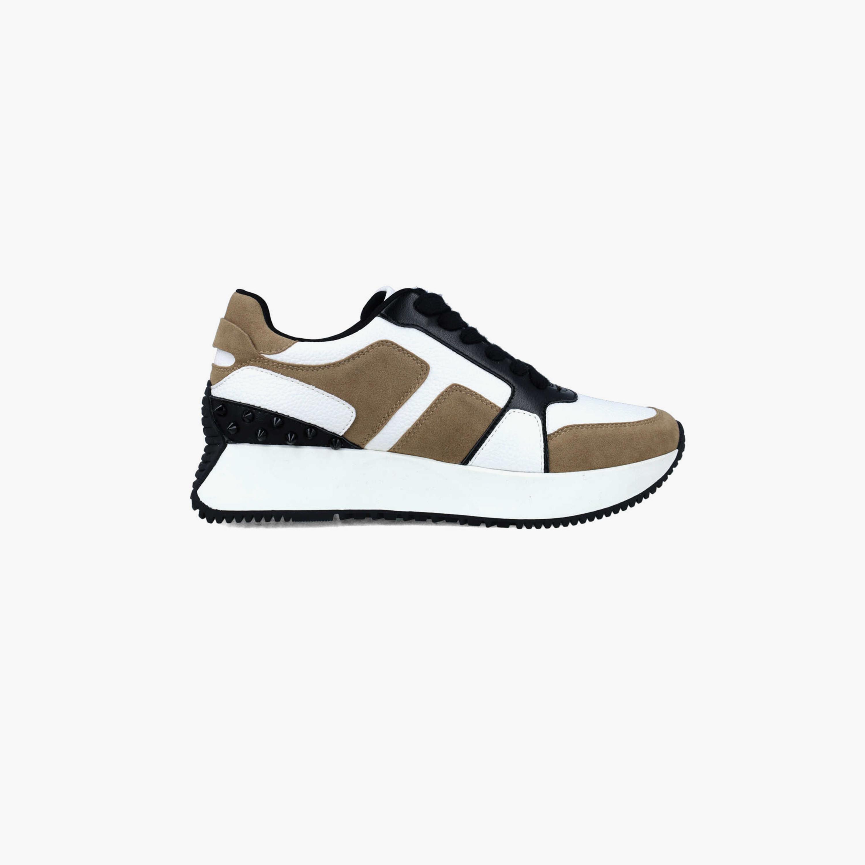 Menbur Women's Low Ankle Sneakers with Studded Accent | 24665-women-shoes-sneakers-image-2