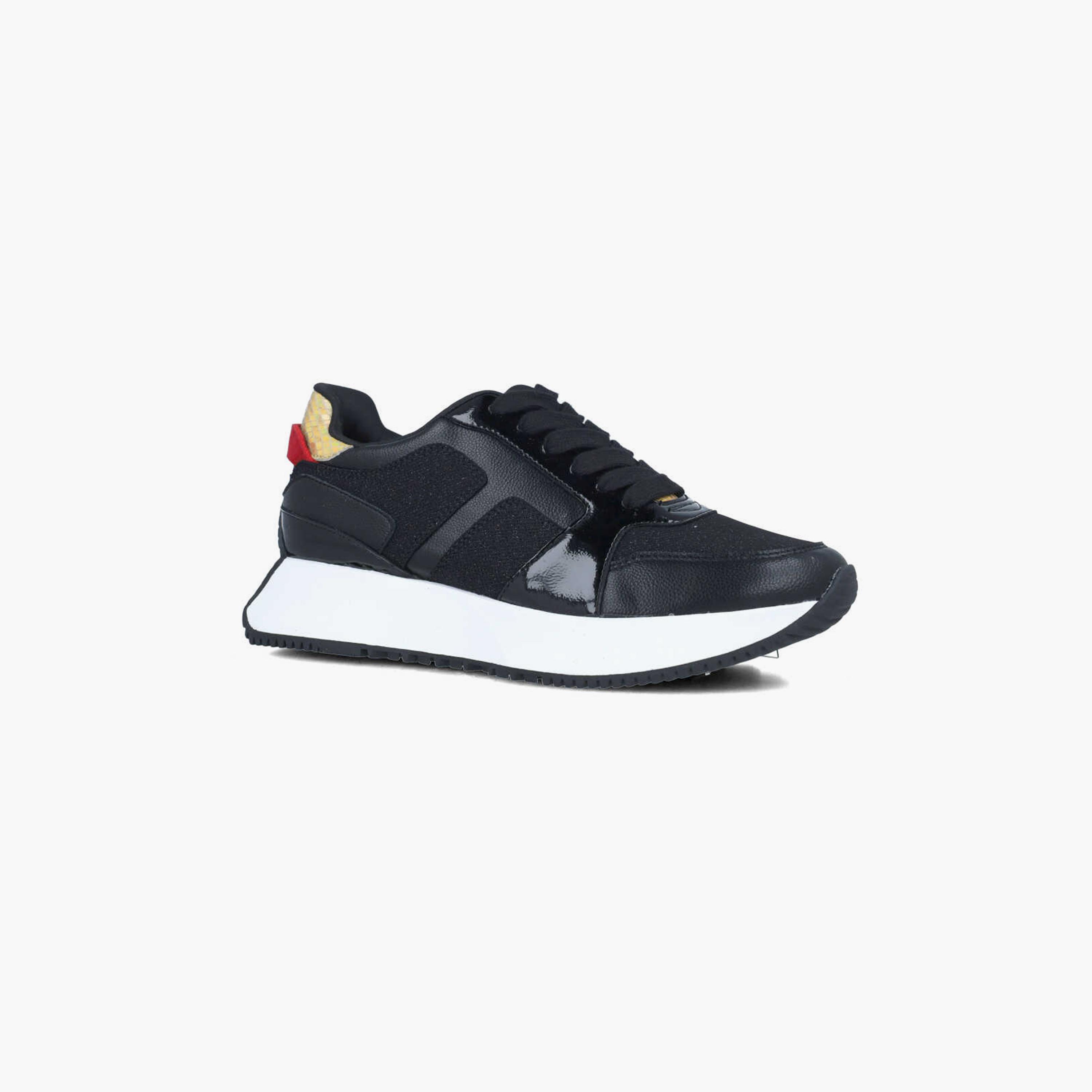 Menbur Women's Reptile Print Low Ankle Sneakers with Round Toe | 24671-women-shoes-sneakers-image-1