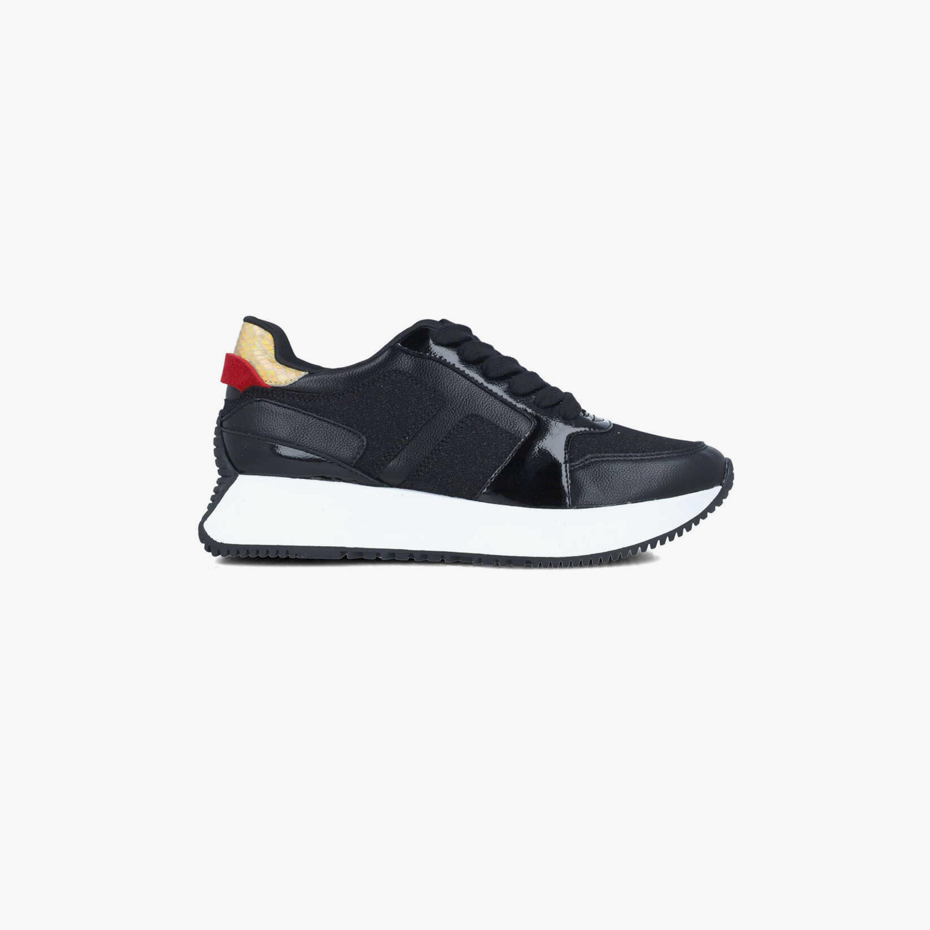 Menbur Women's Reptile Print Low Ankle Sneakers with Round Toe | 24671-women-shoes-sneakers-image-2