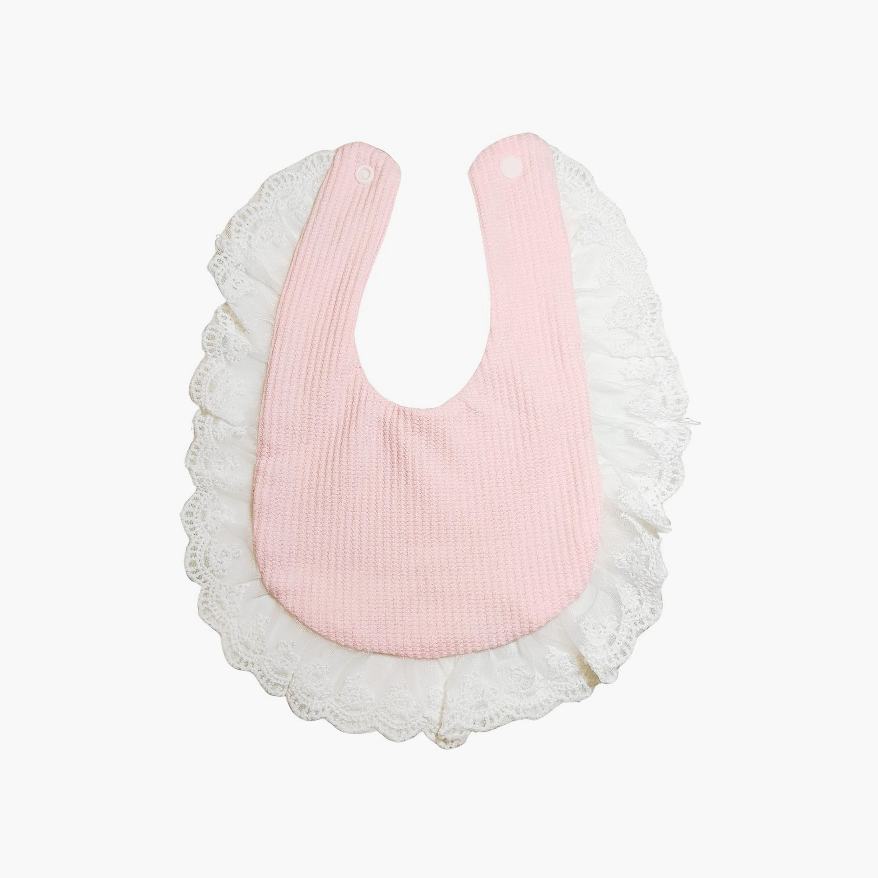 Babyqlo Adorable Cotton Bib with Cap Set-baby-feeding-bibs-image-3
