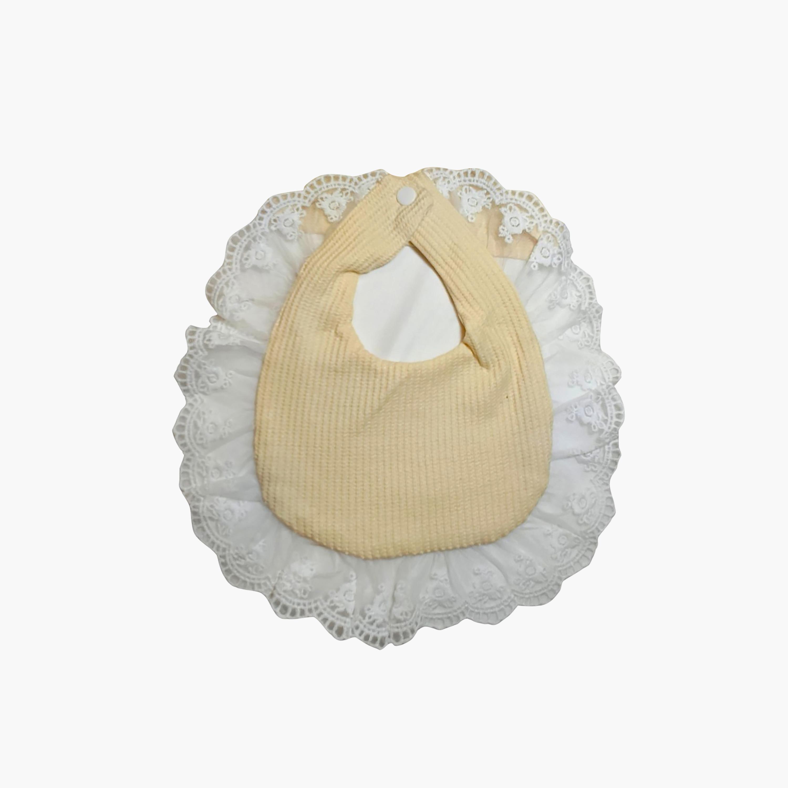 Babyqlo Adorable Cotton Bib with Cap Set-baby-feeding-bibs-image-3