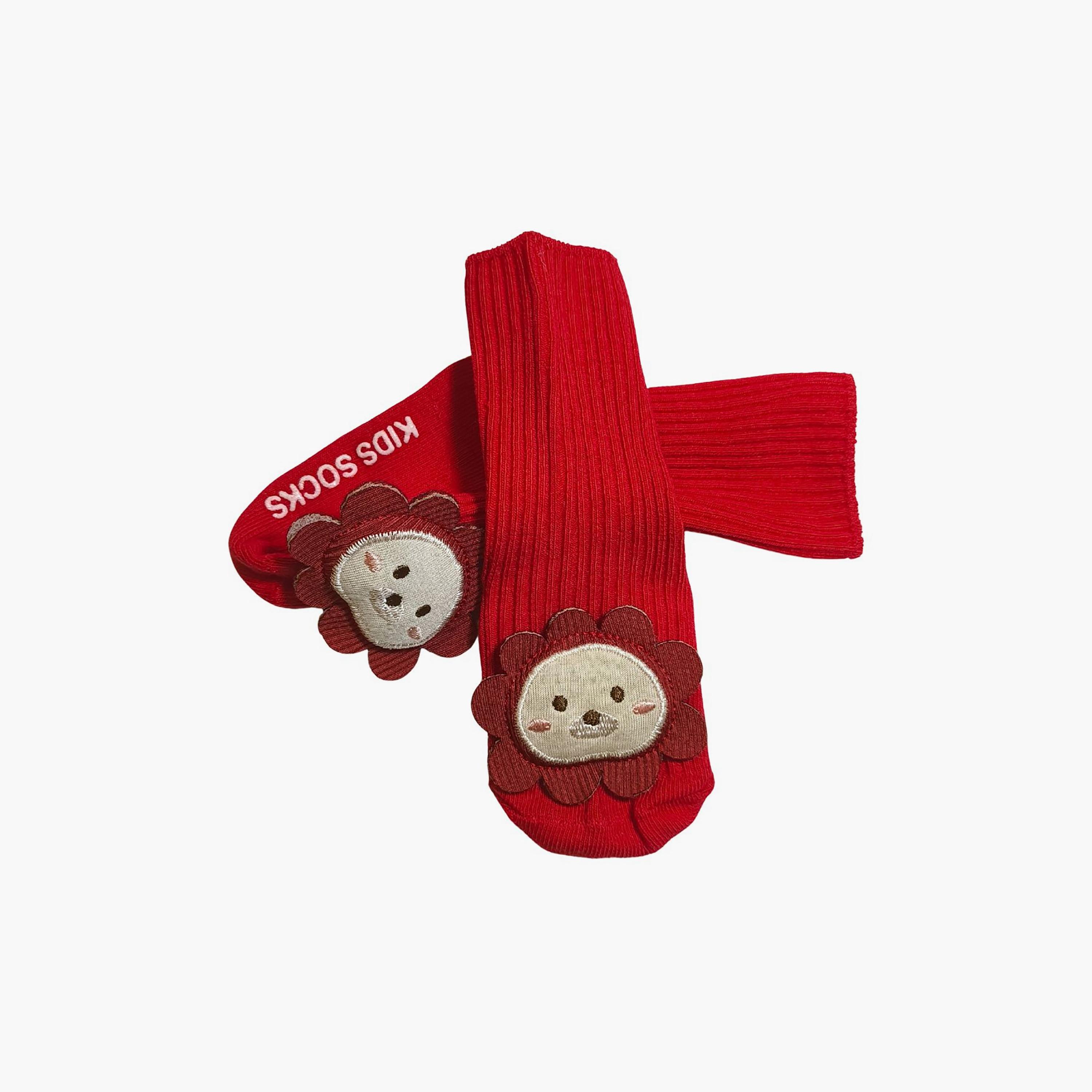 Babyqlo Floral Socks with Cap Set-baby-girls-accessories-socks-image-3
