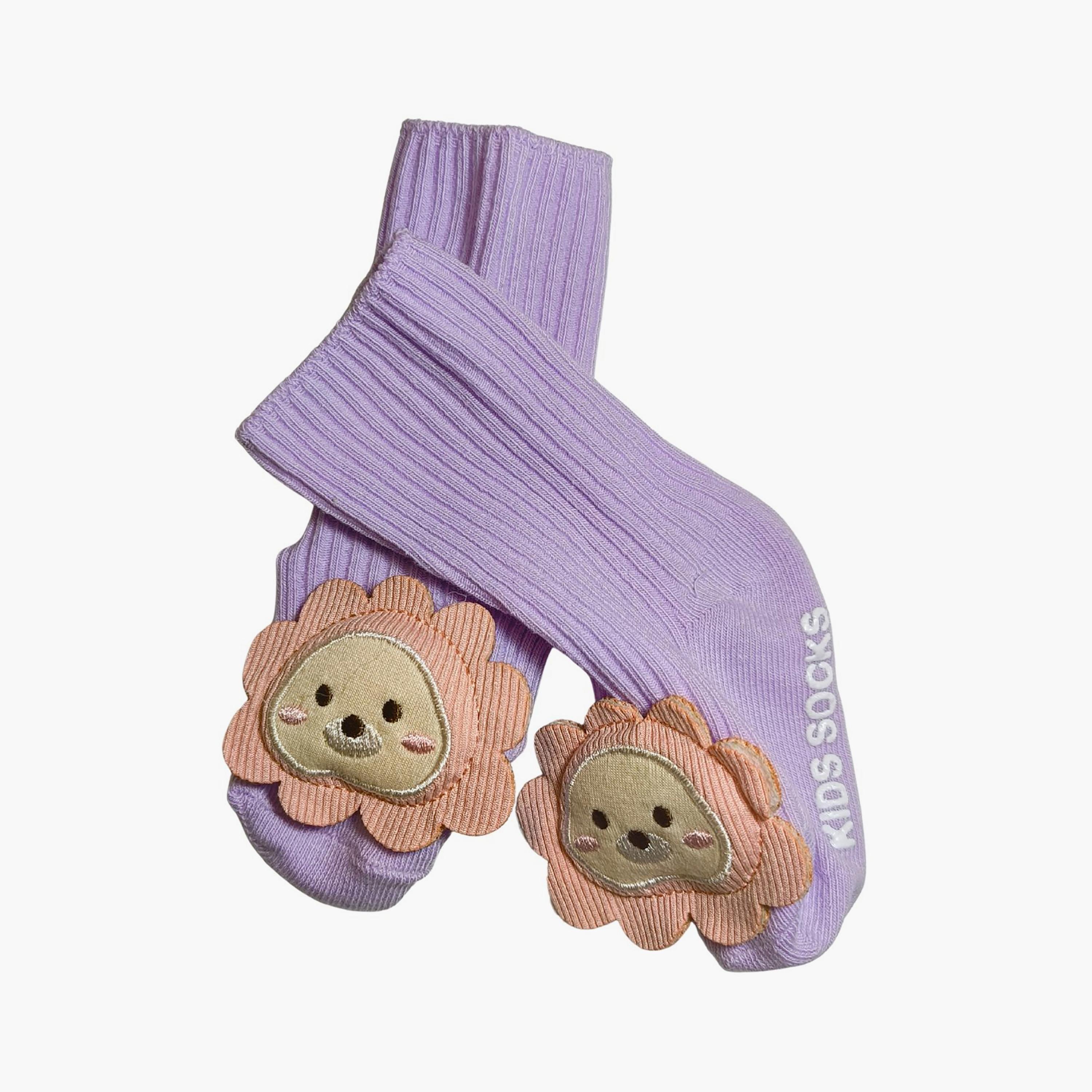 Babyqlo Floral Socks with Cap Set-baby-girls-accessories-socks-image-4
