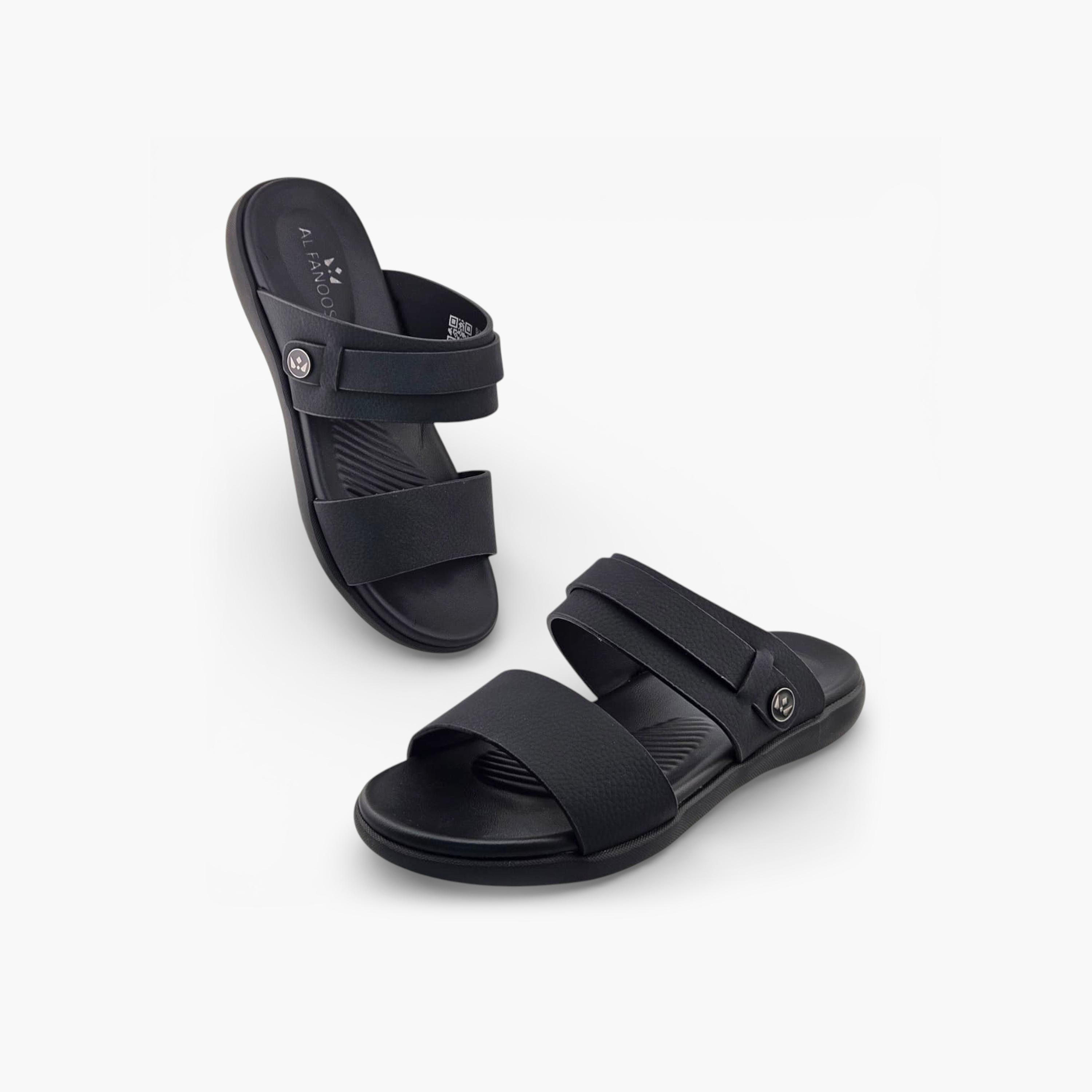 Al Fanoos Mens Slip-On Cyrus Comfort Slide Sandals | 2502011-men-shoes-sandals-image-4