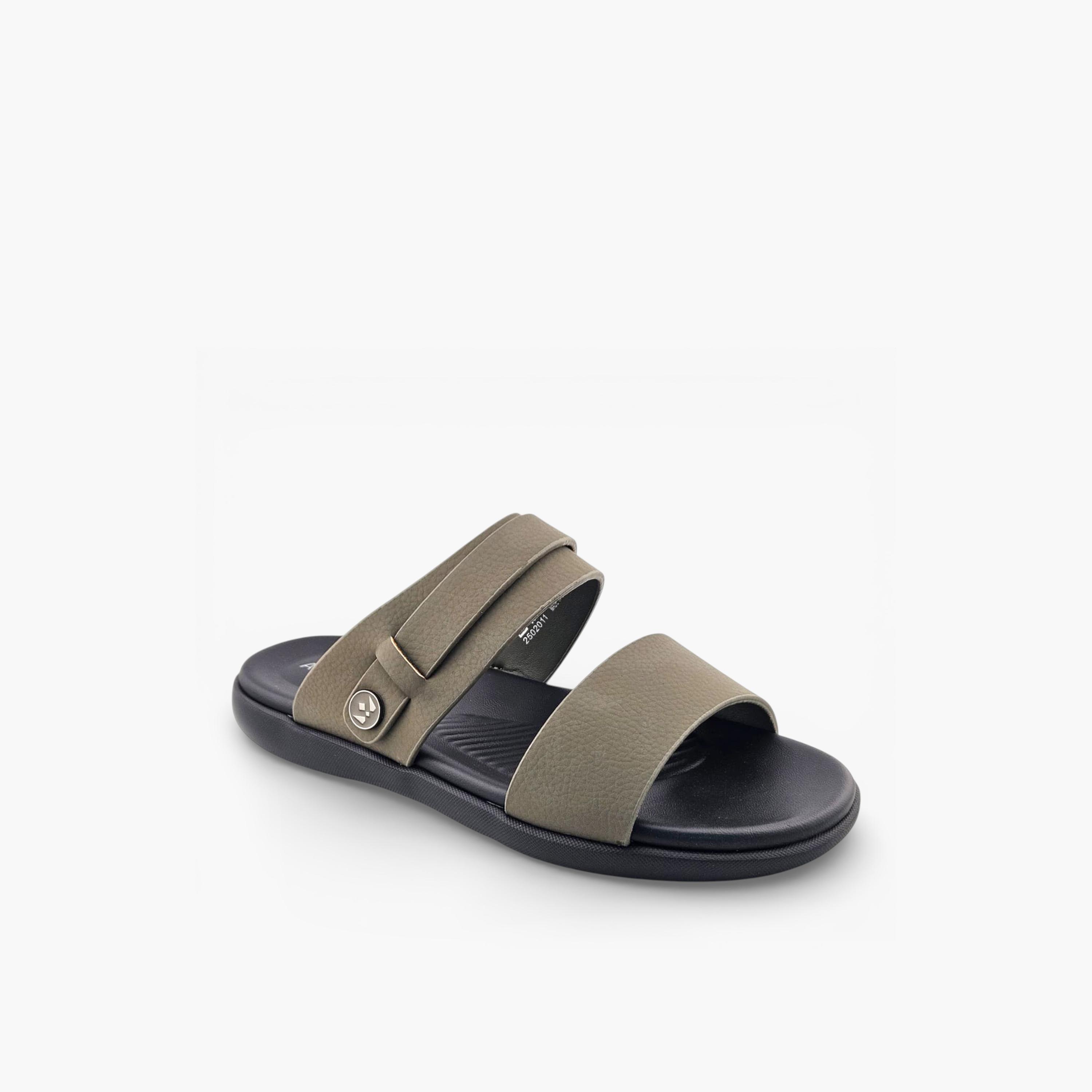 Al Fanoos Mens Slip-On Cyrus Comfort Slide Sandals | 2502011-men-shoes-sandals-image-1