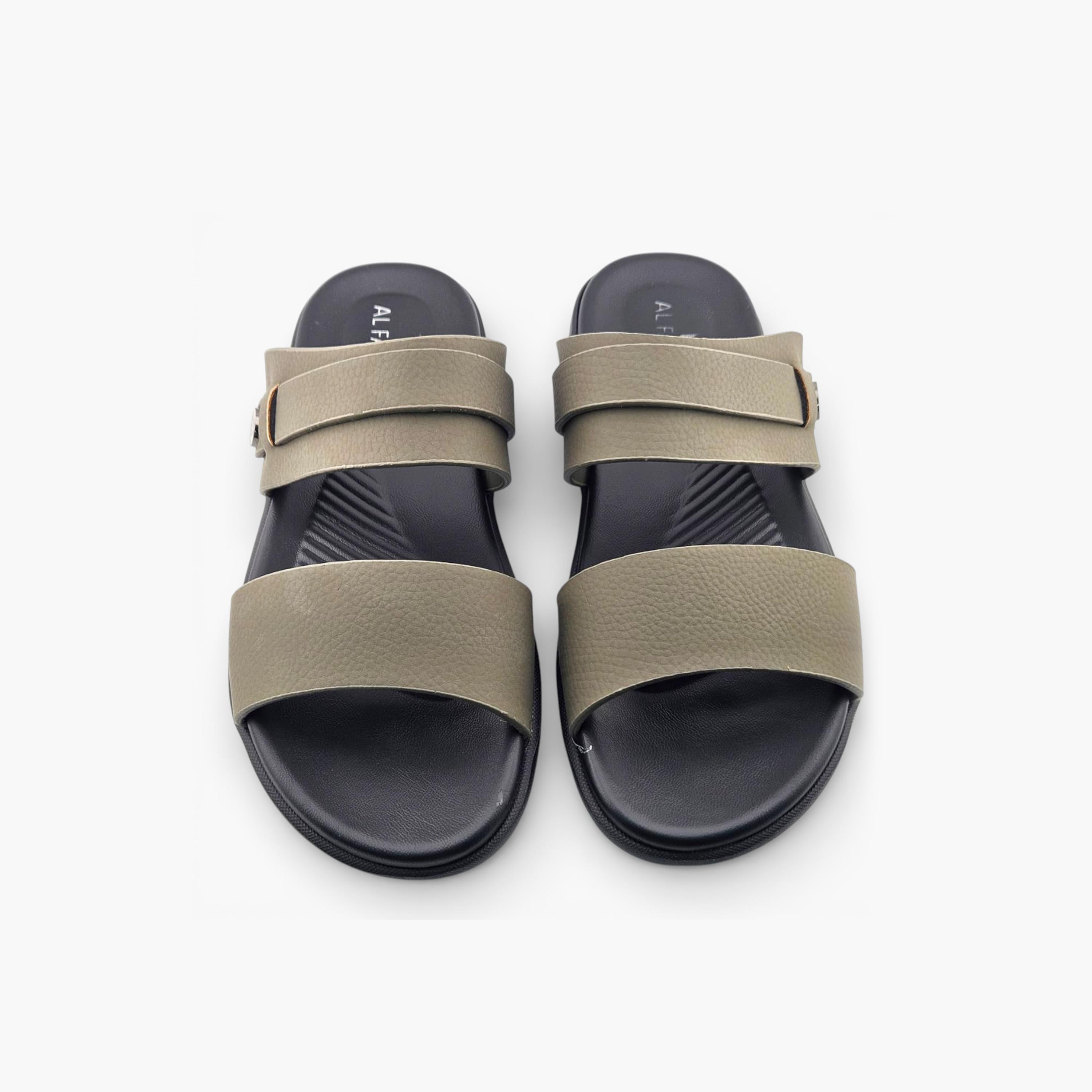 Al Fanoos Mens Slip-On Cyrus Comfort Slide Sandals | 2502011-men-shoes-sandals-image-2