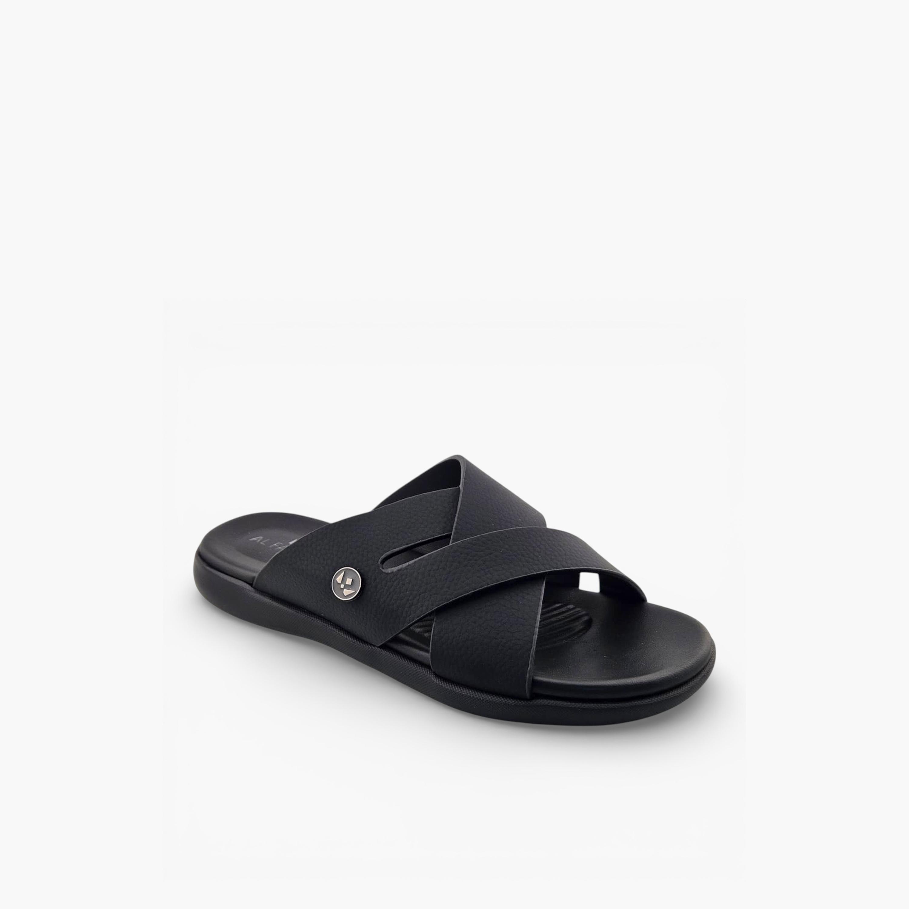 Al Fanoos Mens Slip-On Cyrus Comfort Slide Sandals | 2502012-men-shoes-sandals-image-1