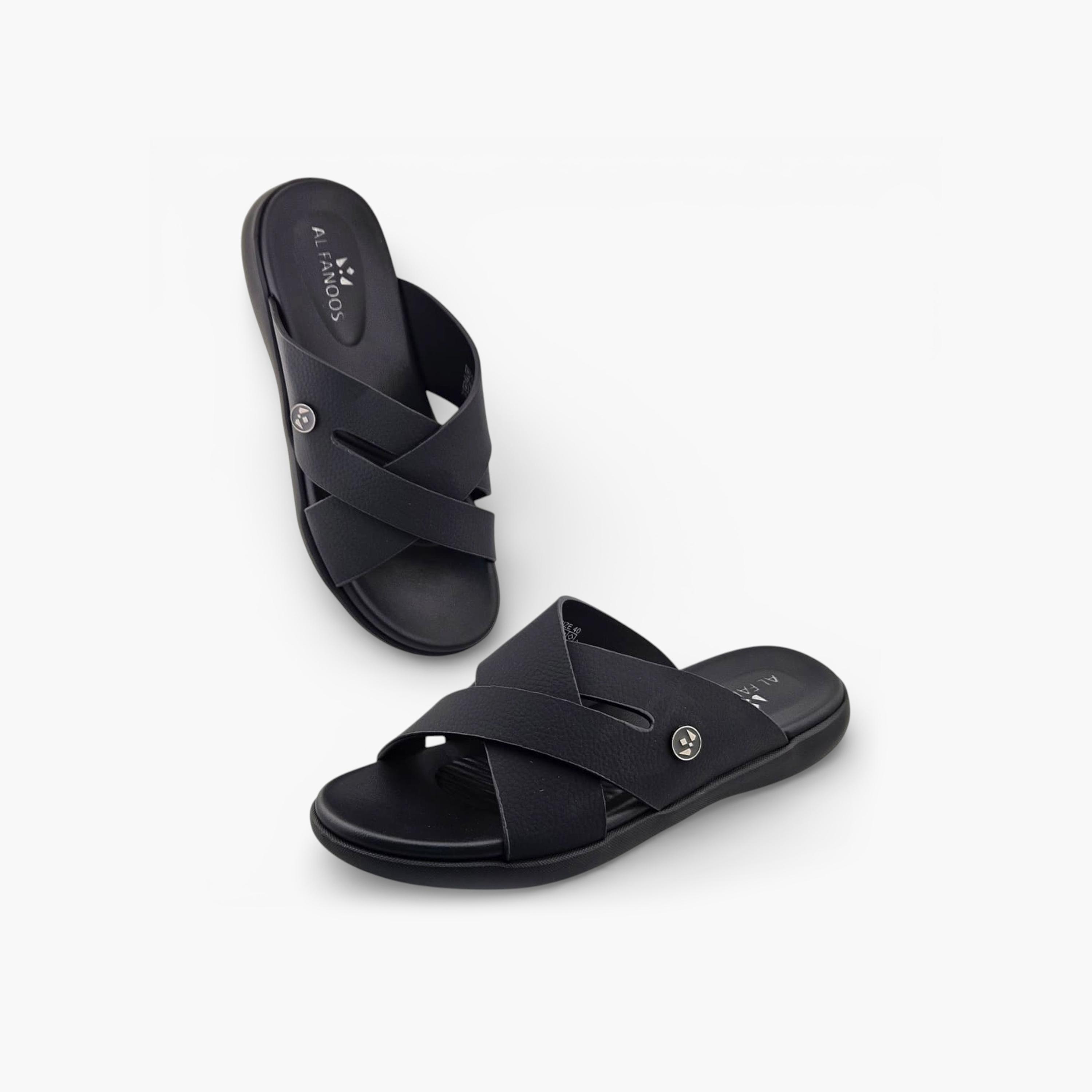 Al Fanoos Mens Slip-On Cyrus Comfort Slide Sandals | 2502012-men-shoes-sandals-image-4