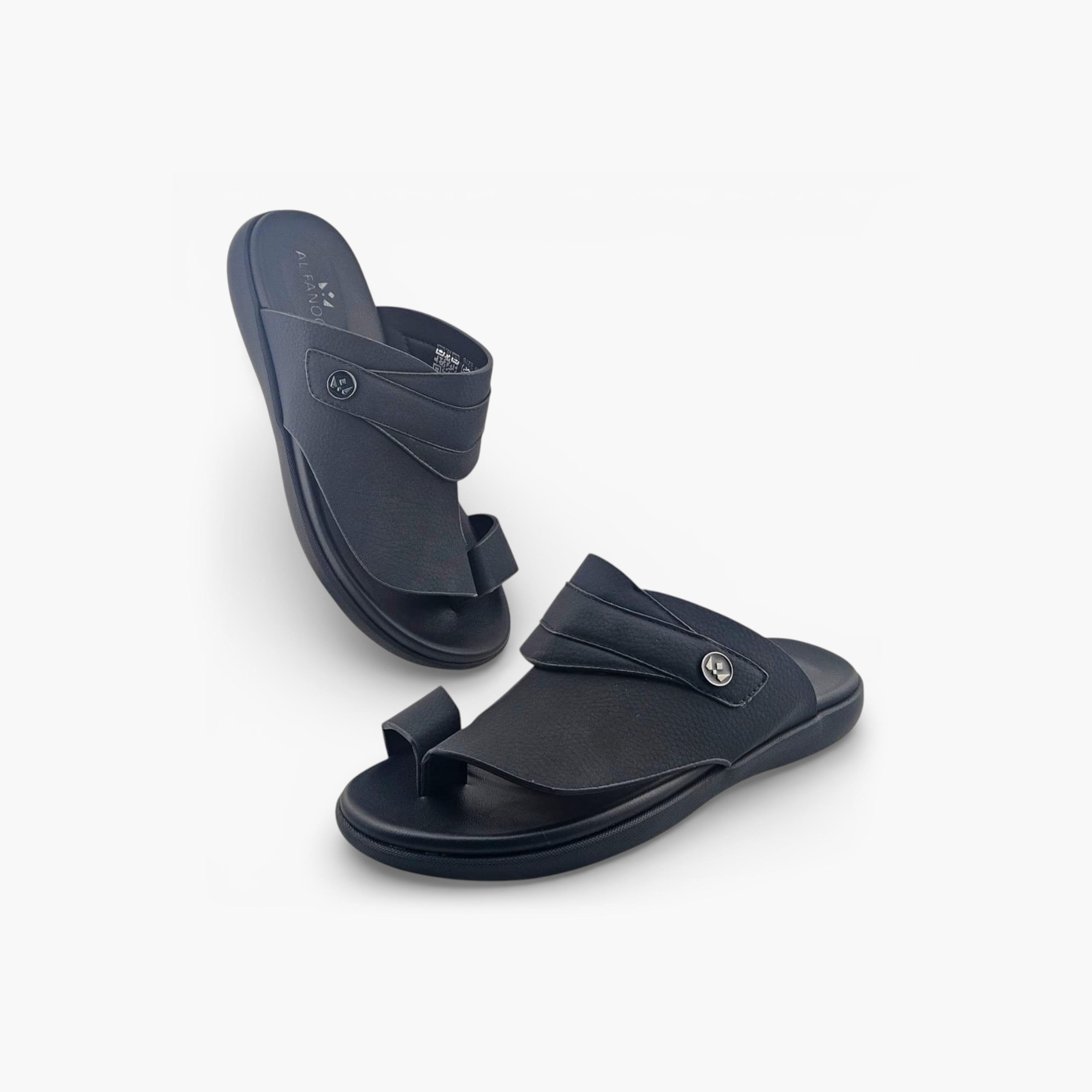 Al Fanoos Mens Slip-On Cyrus Comfort Slide Sandals | 2502013-men-shoes-sandals-image-4