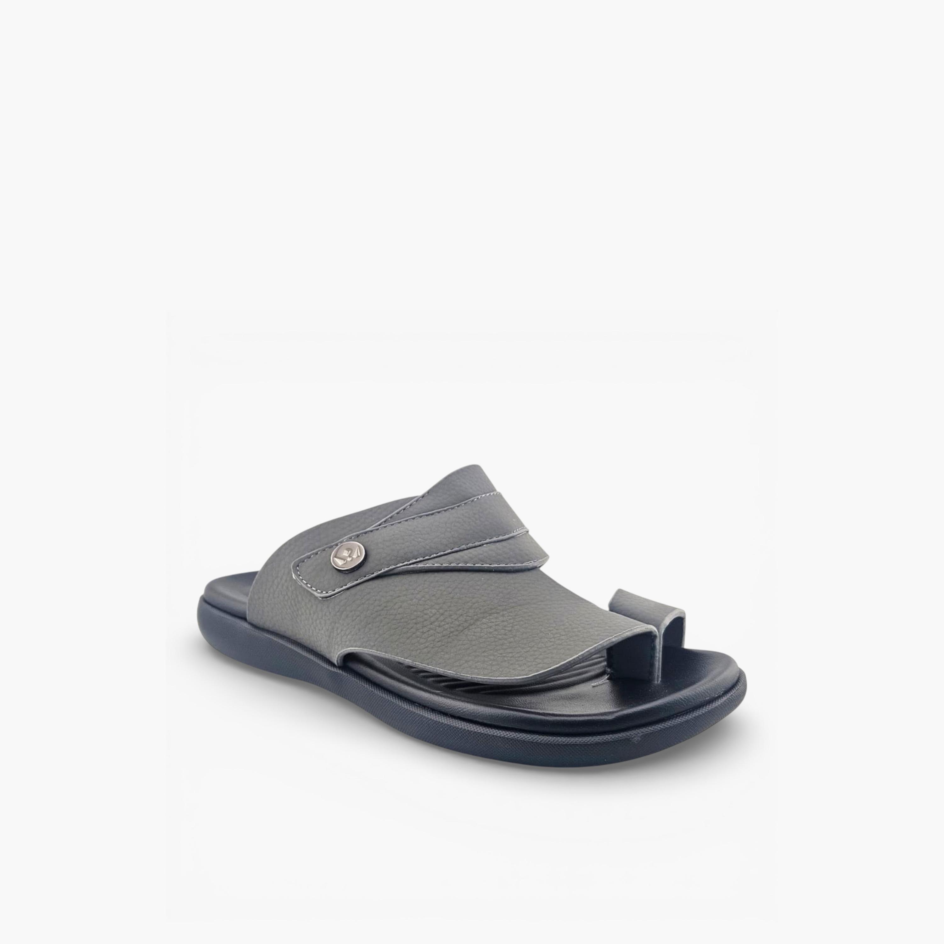Al Fanoos Mens Slip-On Cyrus Comfort Slide Sandals | 2502013-men-shoes-sandals-image-1