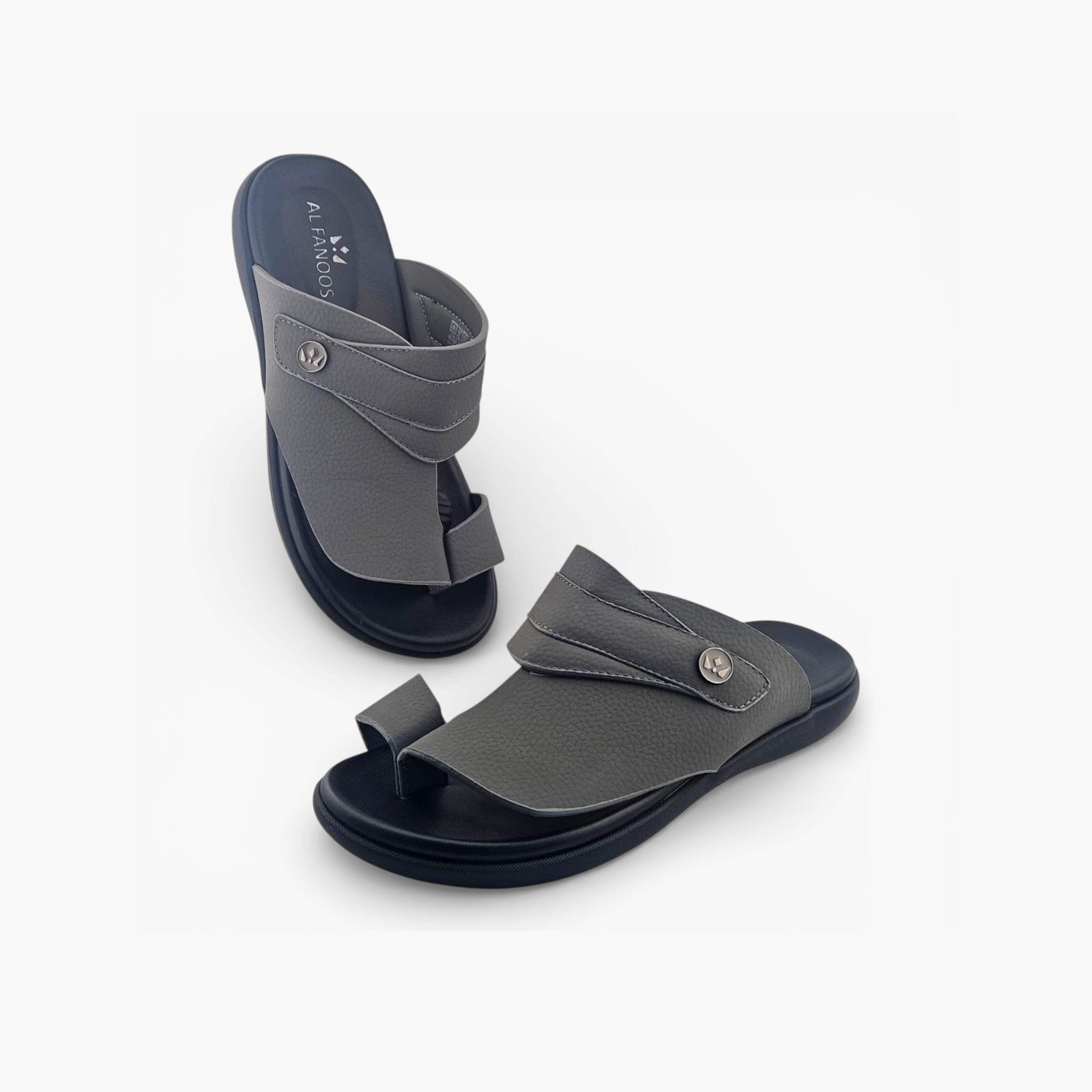 Al Fanoos Mens Slip-On Cyrus Comfort Slide Sandals | 2502013-men-shoes-sandals-image-4