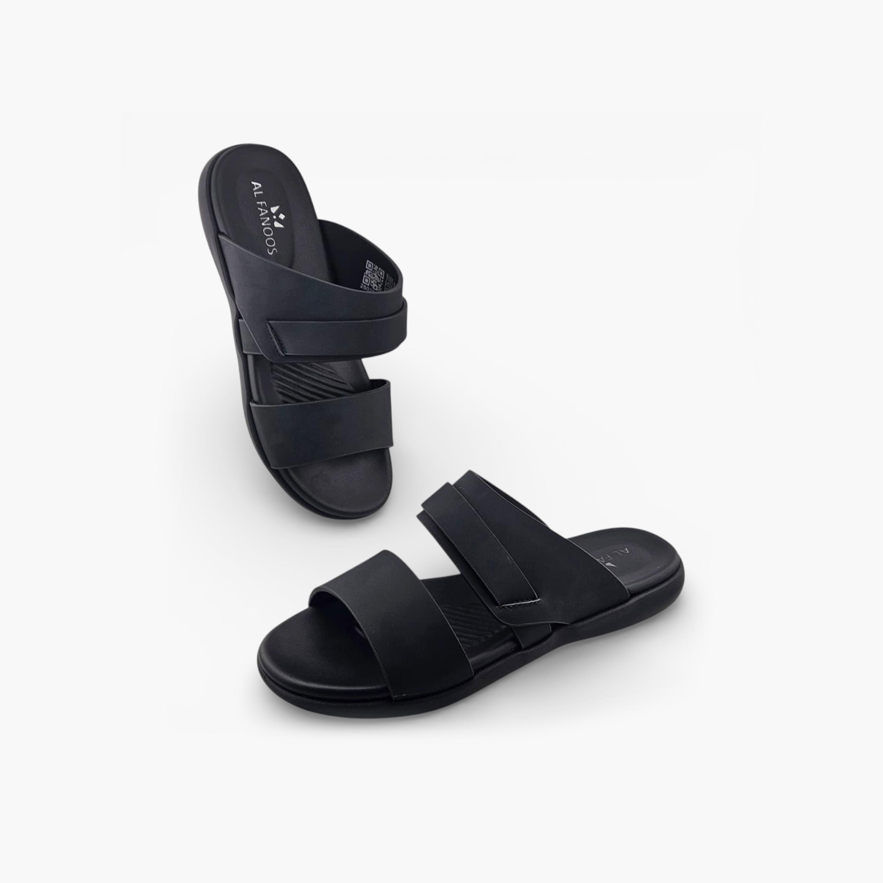 Al Fanoos Mens Slip-On Cyrus Comfort Slide Sandals | 2502017-men-shoes-sandals-image-4