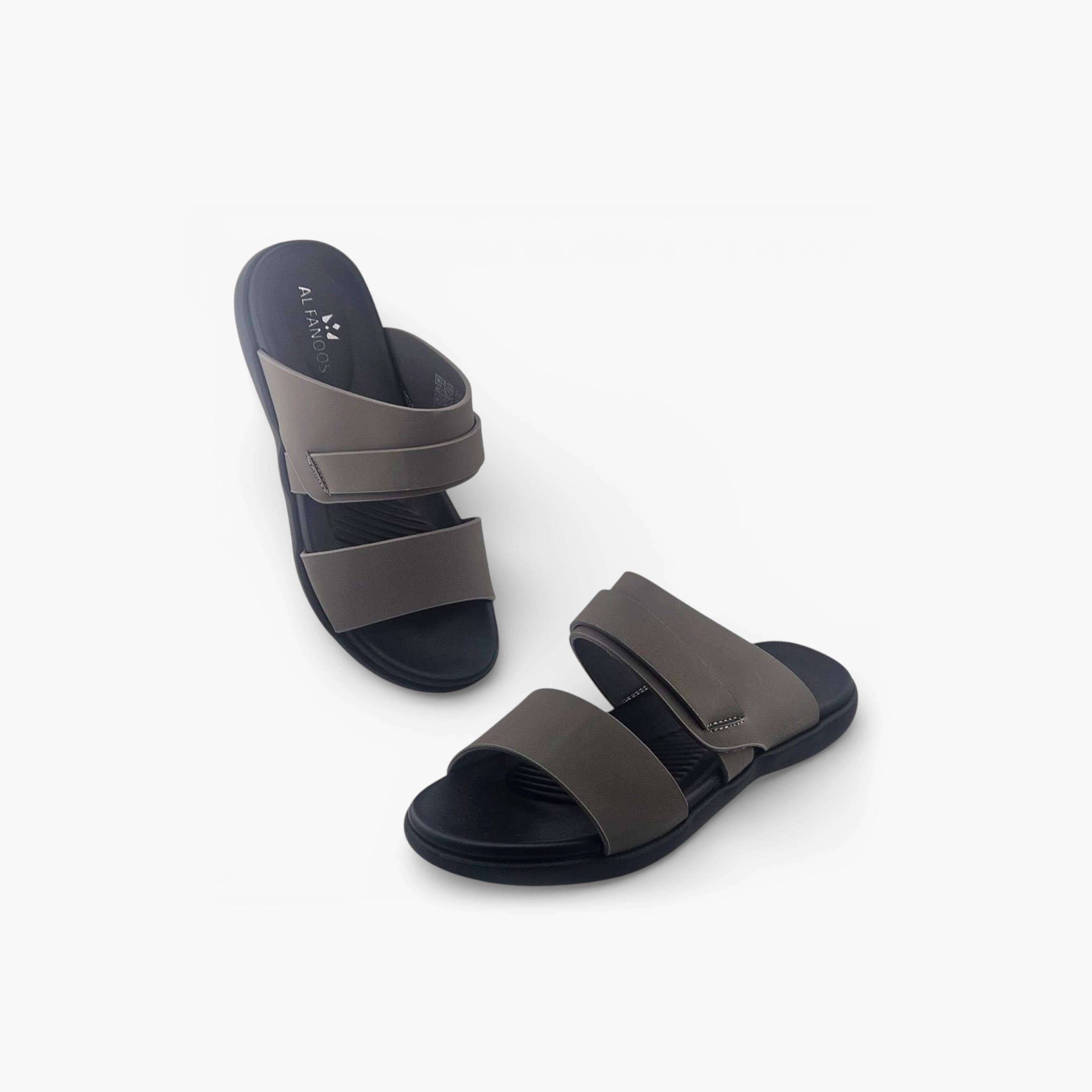 Al Fanoos Mens Slip-On Cyrus Comfort Slide Sandals | 2502017-men-shoes-sandals-image-4