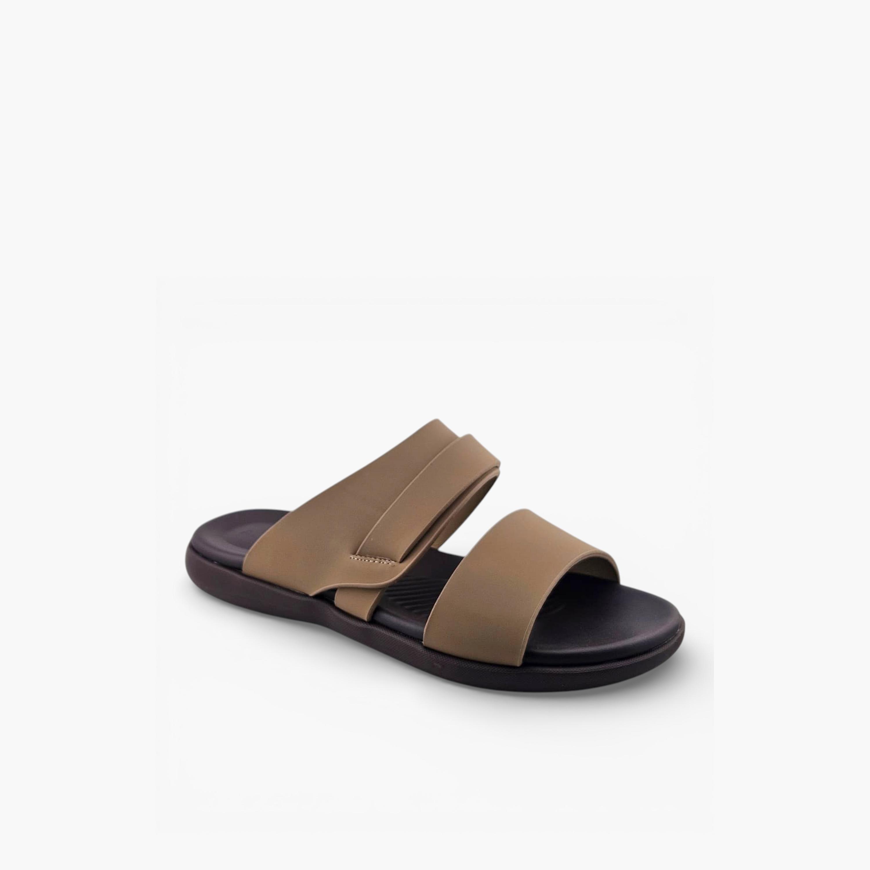 Al Fanoos Mens Slip-On Cyrus Comfort Slide Sandals | 2502017-men-shoes-sandals-image-1
