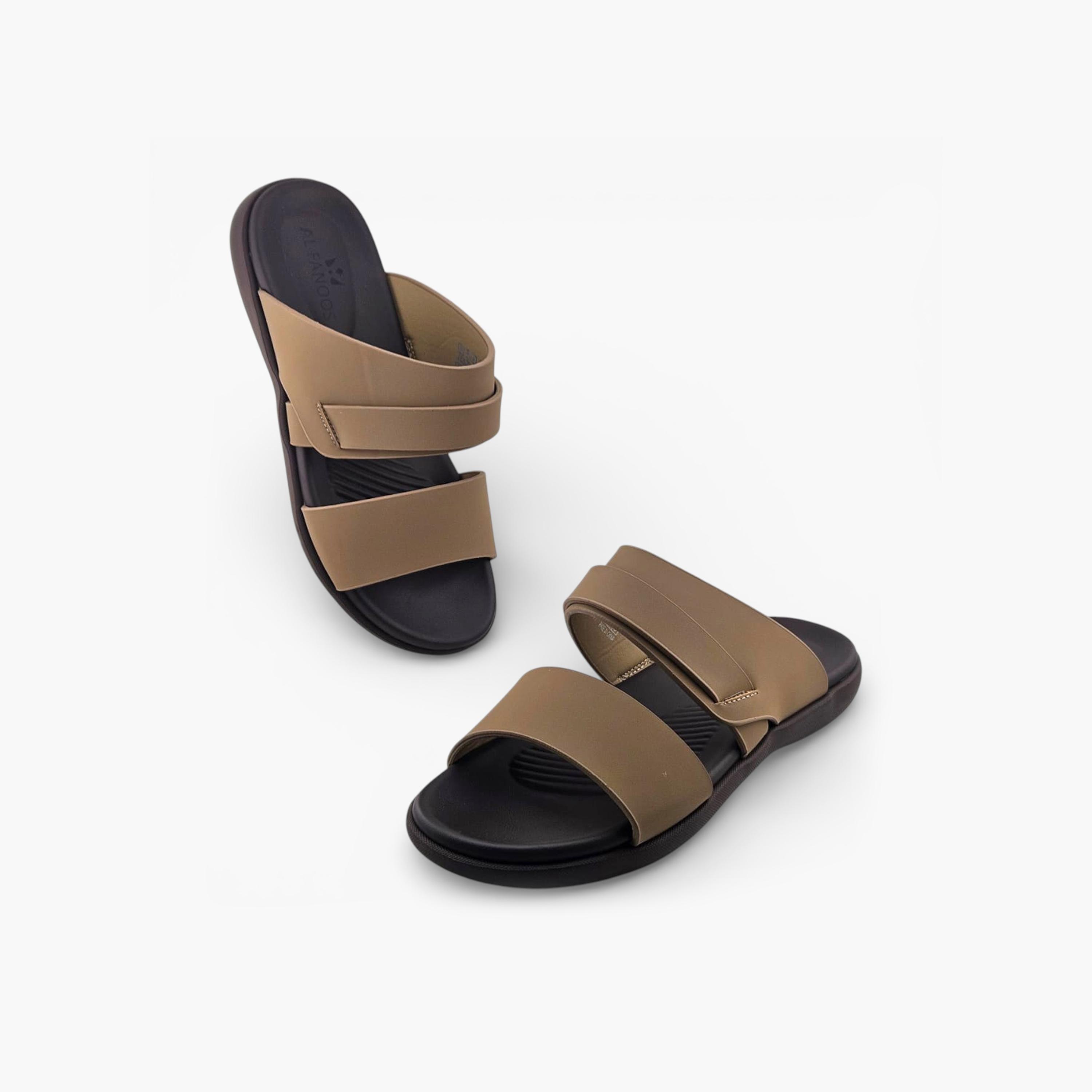 Al Fanoos Mens Slip-On Cyrus Comfort Slide Sandals | 2502017-men-shoes-sandals-image-4