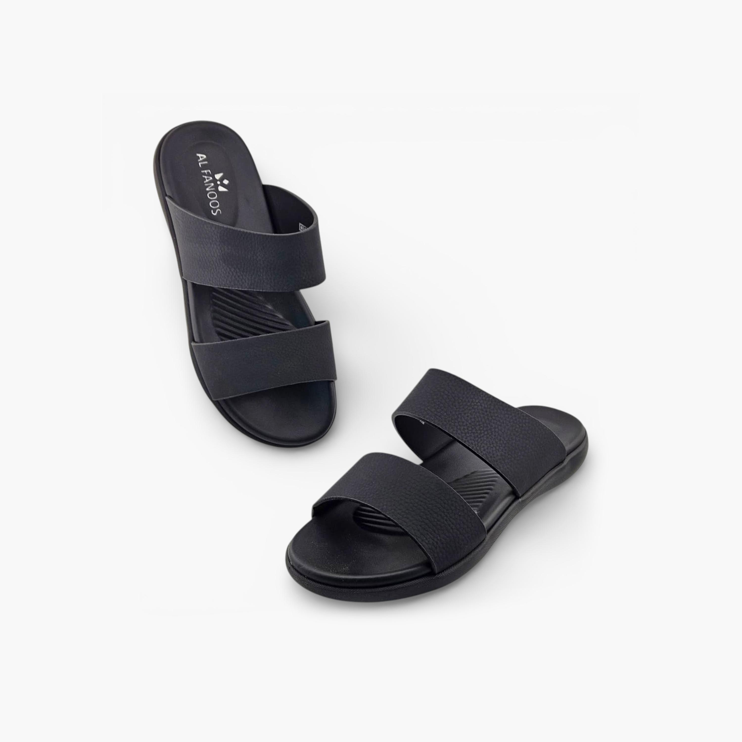 Al Fanoos Mens Slip-On Cyrus Comfort Slide Sandals | 2502018-men-shoes-sandals-image-4