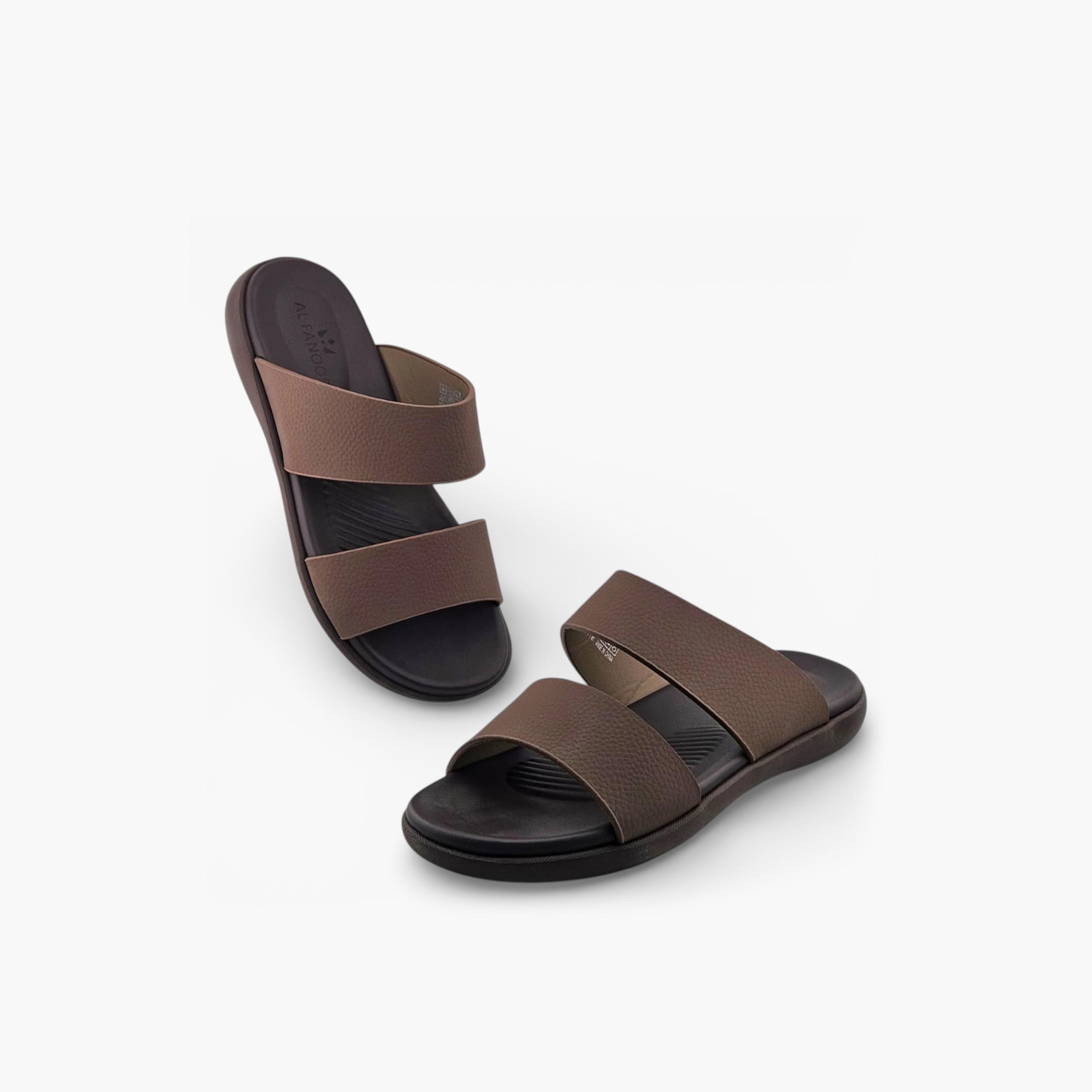 Al Fanoos Mens Slip-On Cyrus Comfort Slide Sandals | 2502018-men-shoes-sandals-image-4