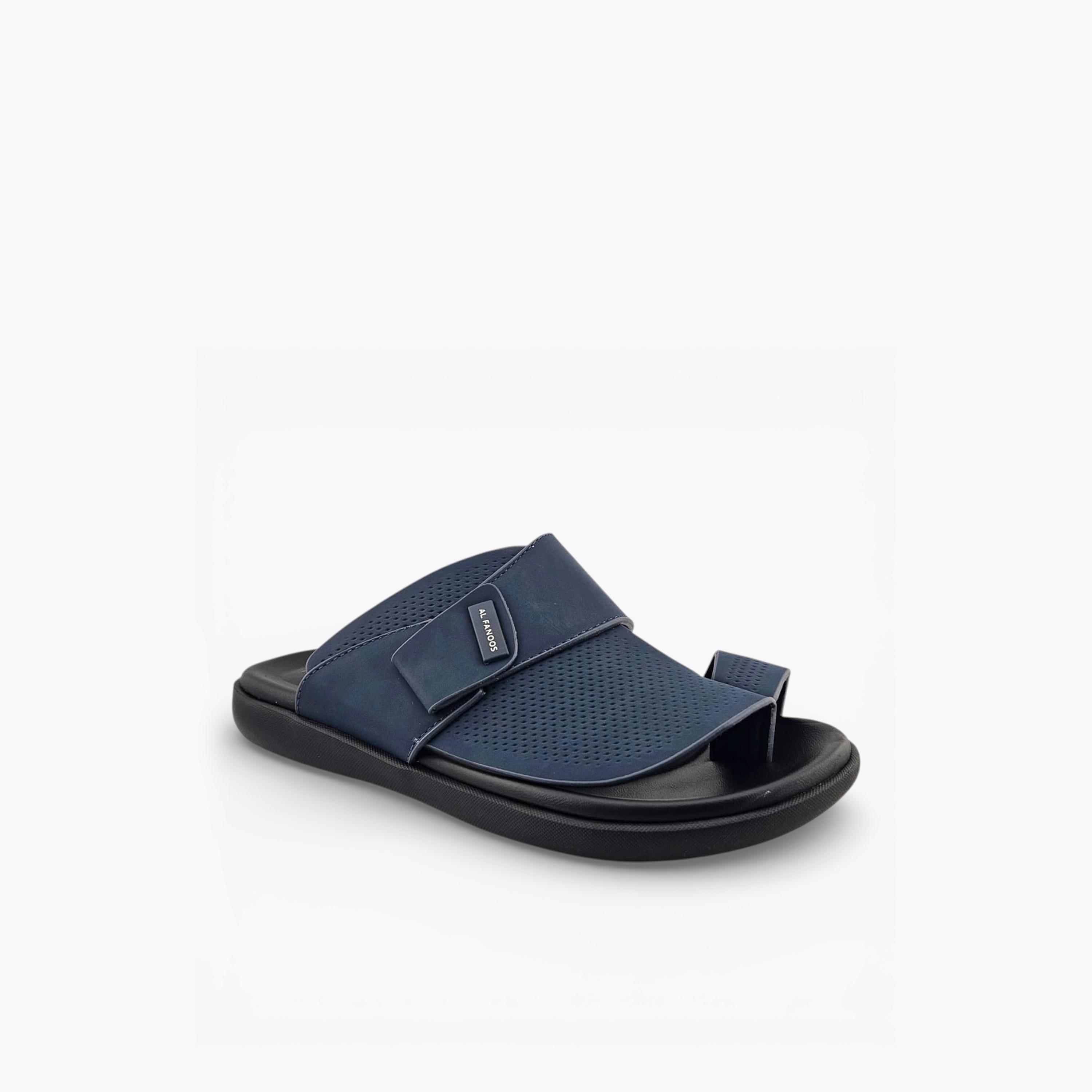 Al Fanoos Mens Slip-On Cyrus Comfort Slide Sandals | 2502021-men-shoes-sandals-image-1