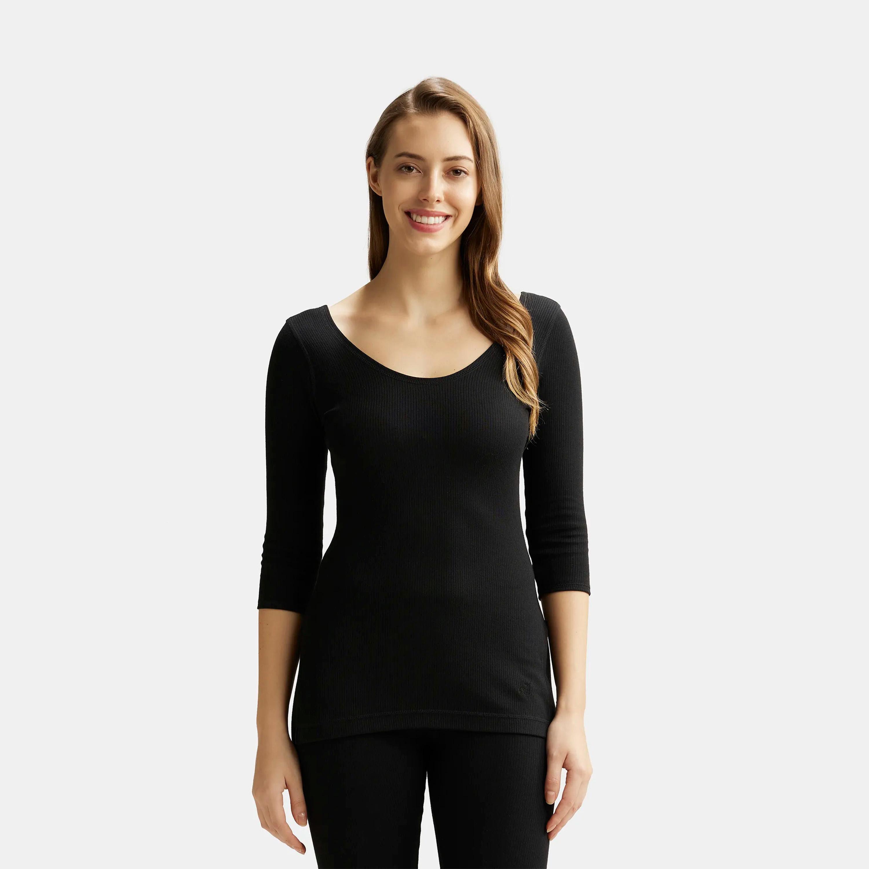 جوكي- توب حراري نسائي أكمام 3/4-women-clothing-sportswearandactivewear-tshirtsandvests-image-5