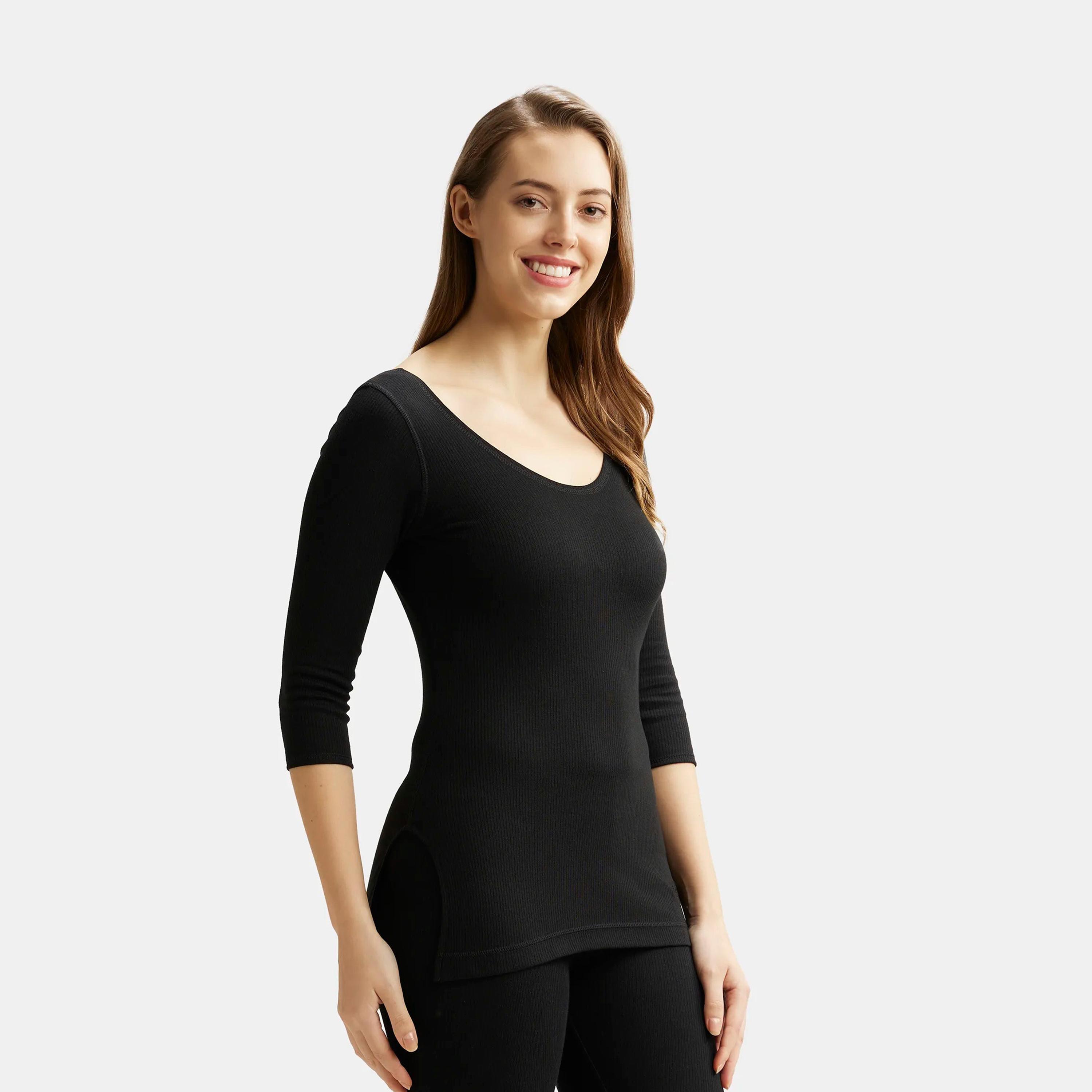 جوكي- توب حراري نسائي أكمام 3/4-women-clothing-sportswearandactivewear-tshirtsandvests-image-6