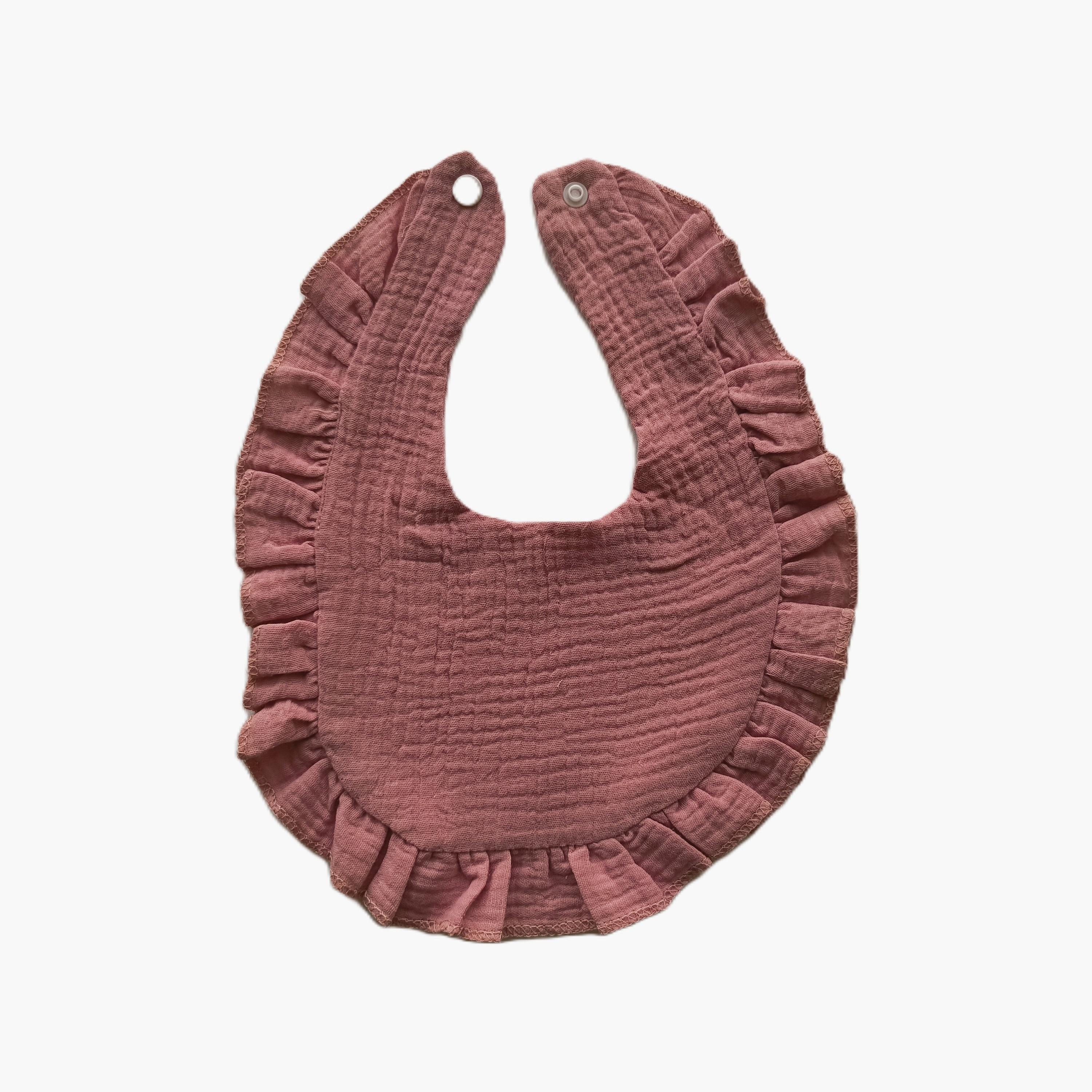 Babyqlo 2-Piece Cotton Ruffle Bibs Set-baby-feeding-bibs-image-2