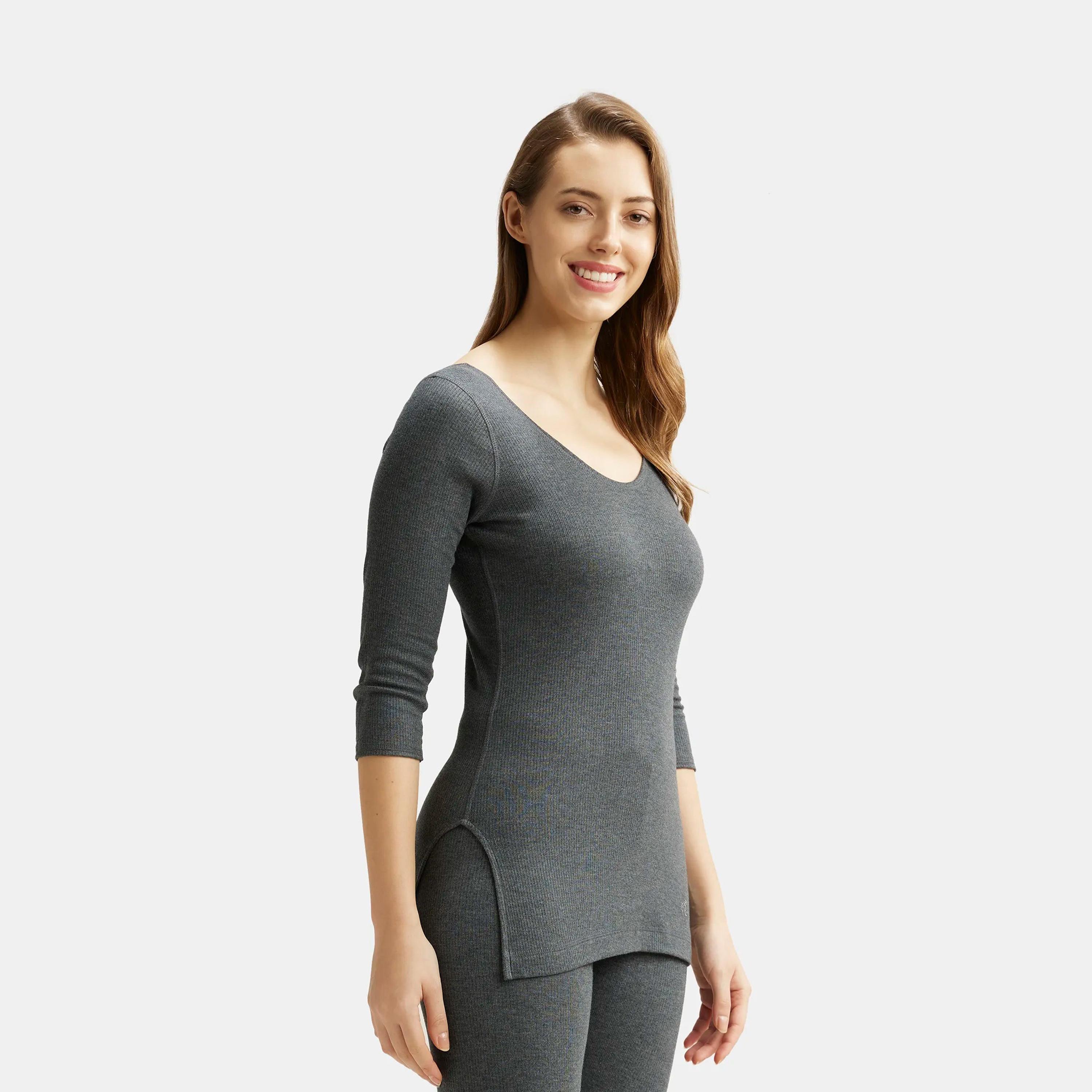 جوكي- توب حراري نسائي أكمام 3/4-women-clothing-sportswearandactivewear-tshirtsandvests-image-10