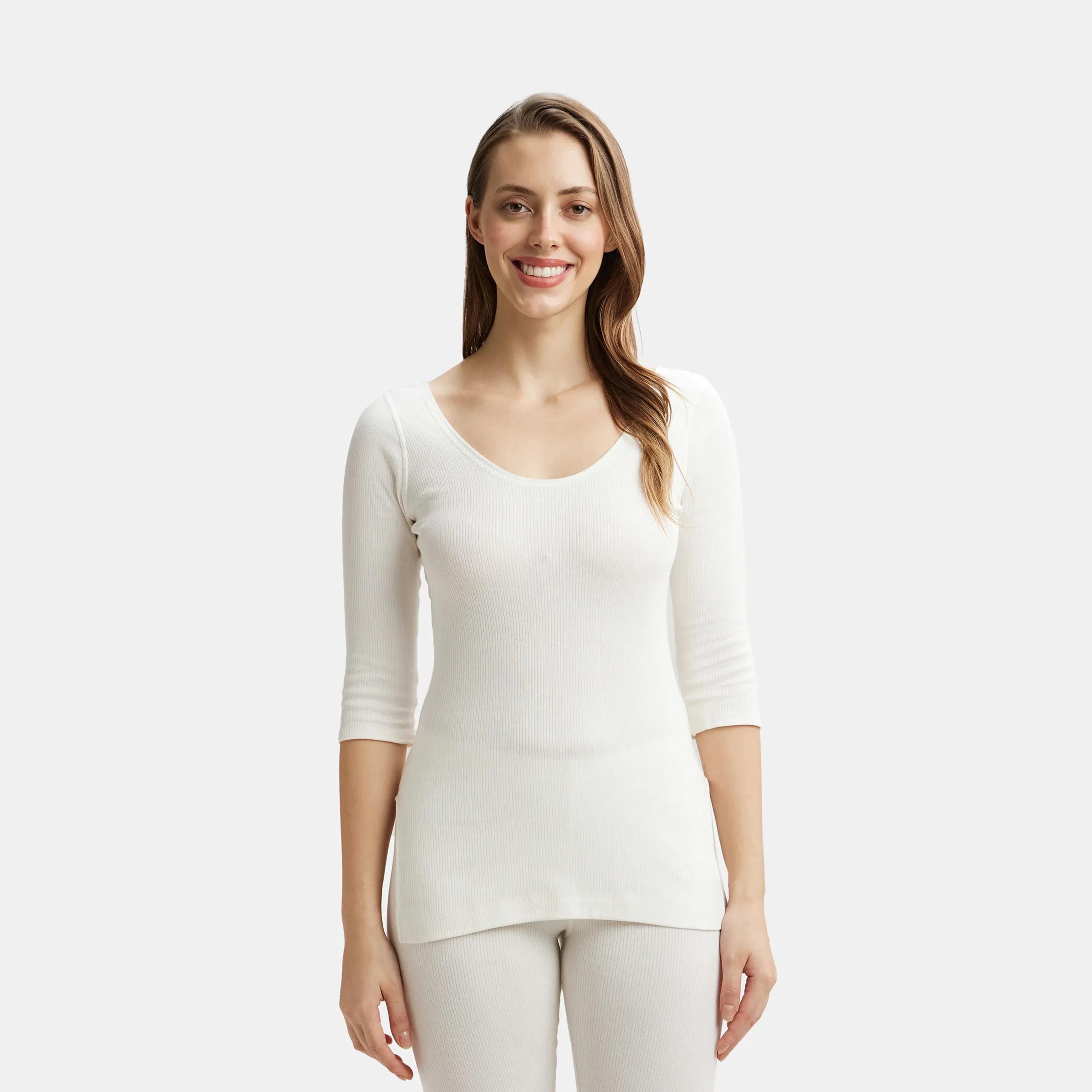 Jockey Women's Thermal 3/4 Sleeve Top-women-clothing-sportswearandactivewear-tshirtsandvests-image-1